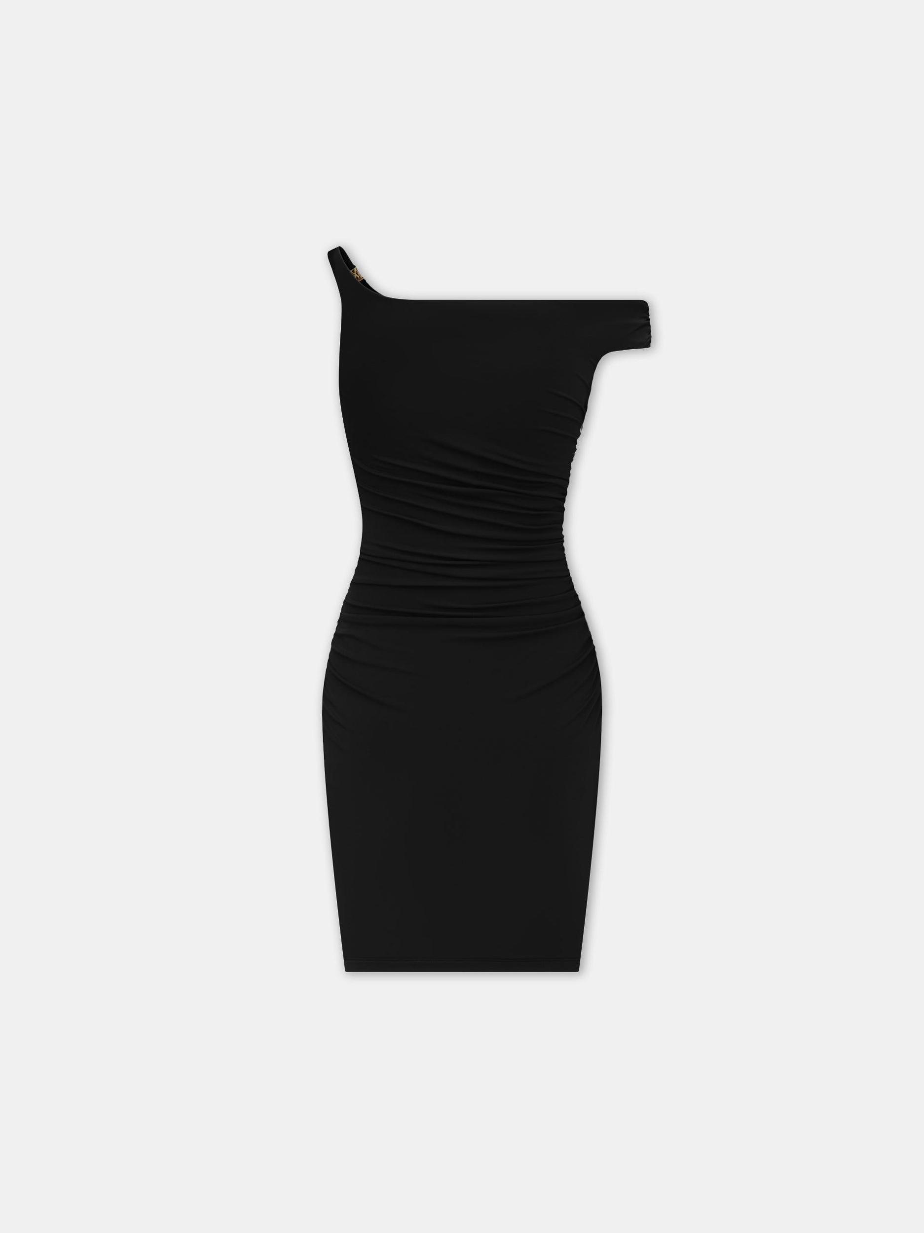 WOMEN - WOMEN'S OFF THE SHOULDER MINI DRESS - Black Female Product Image