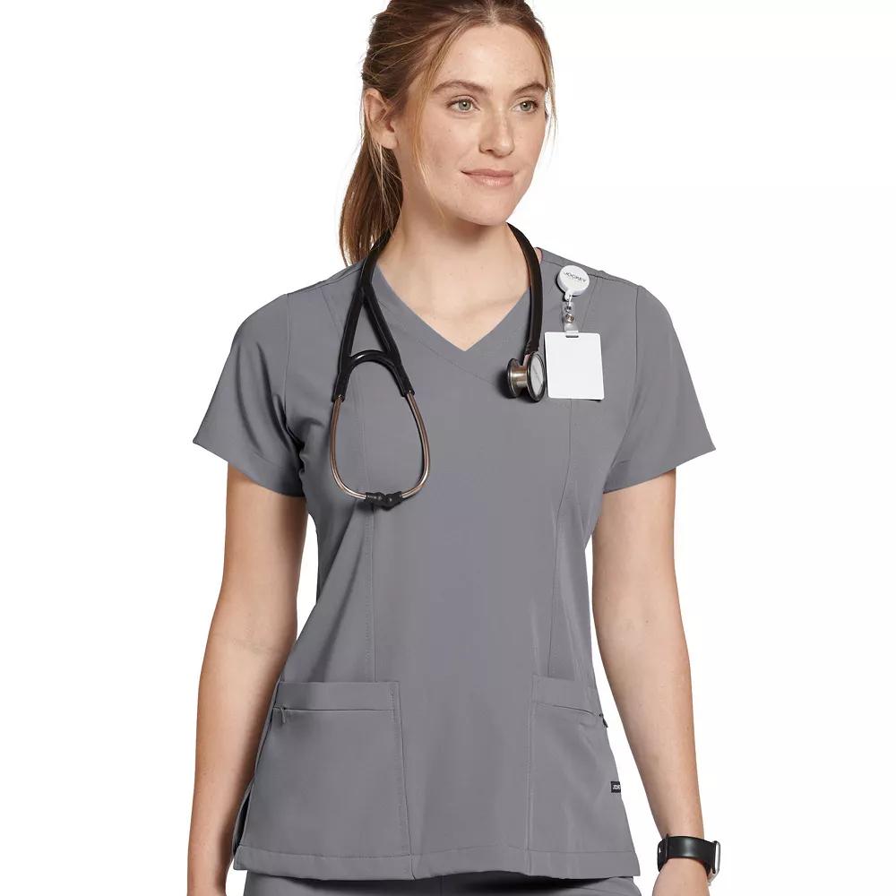 Women's Jockey® Scrubs Mock Wrap Top 2306,  Product Image