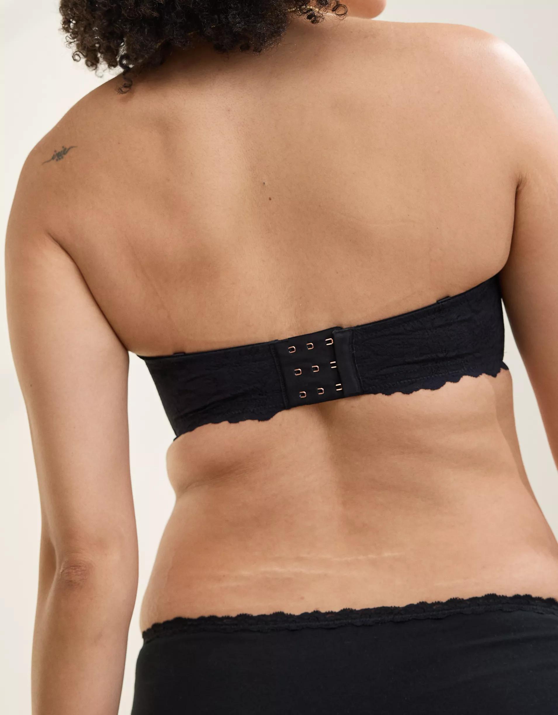 Show Off Rosey Lace Strapless Push Up Bra Product Image