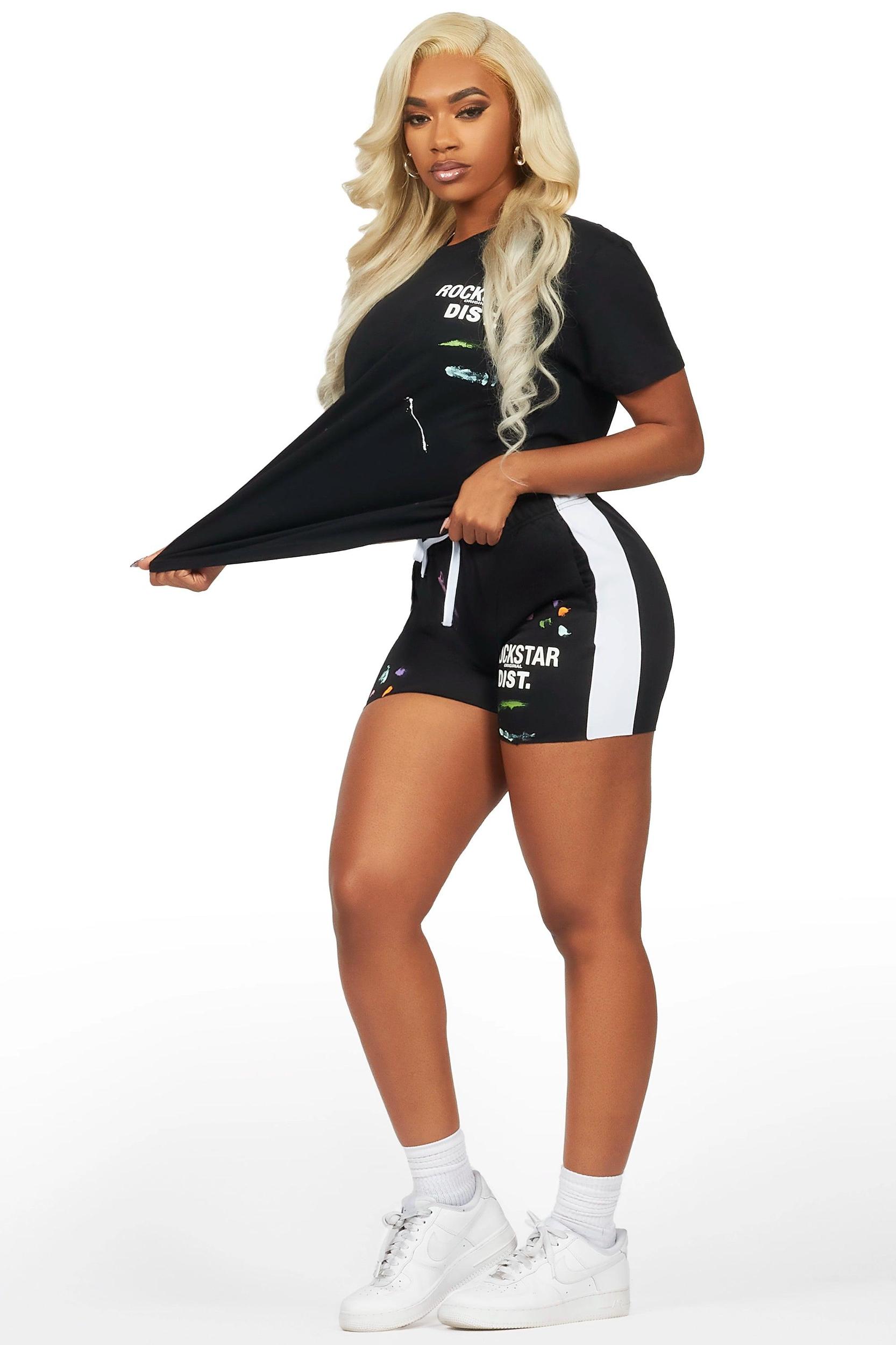 Deshauna Black Short Set Female Product Image