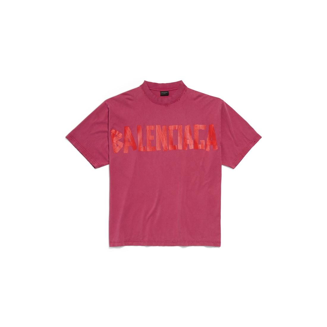 Tape Type T-shirt Medium Fit in Rasberry Product Image