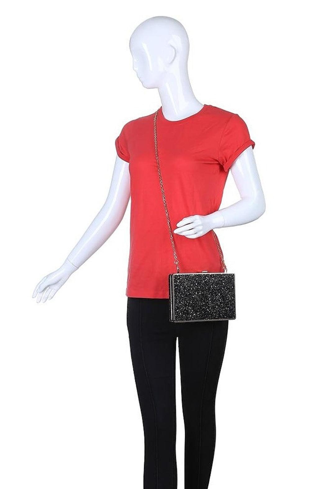 Edith Glitter Clutch Product Image