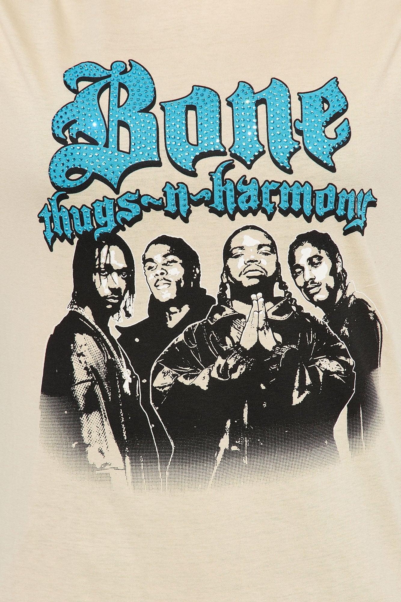 Bone Thugs N Harmony Rhinestone Tee - Sand Female Product Image
