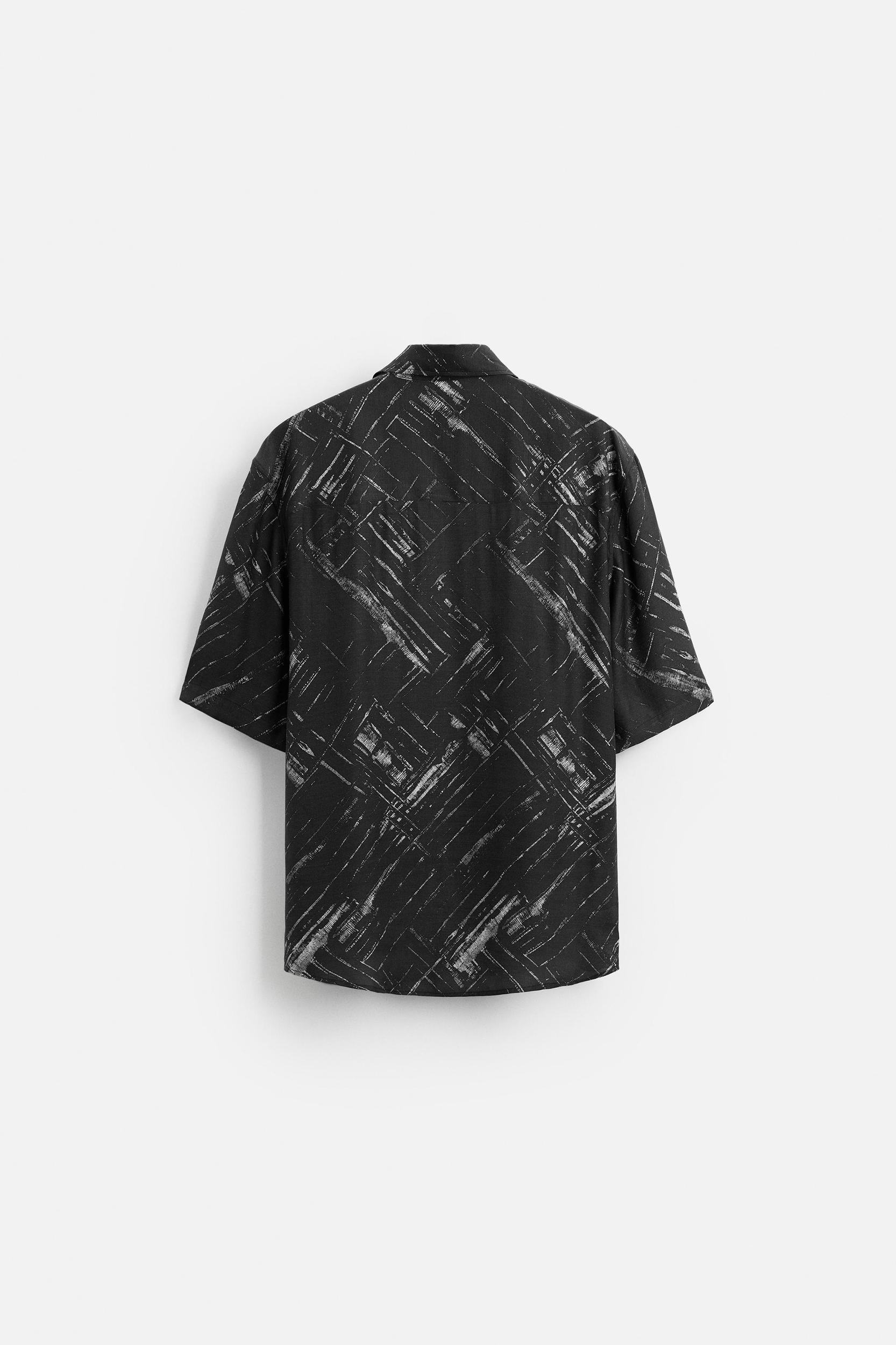 RELAXED FIT SATIN SHIRT Product Image