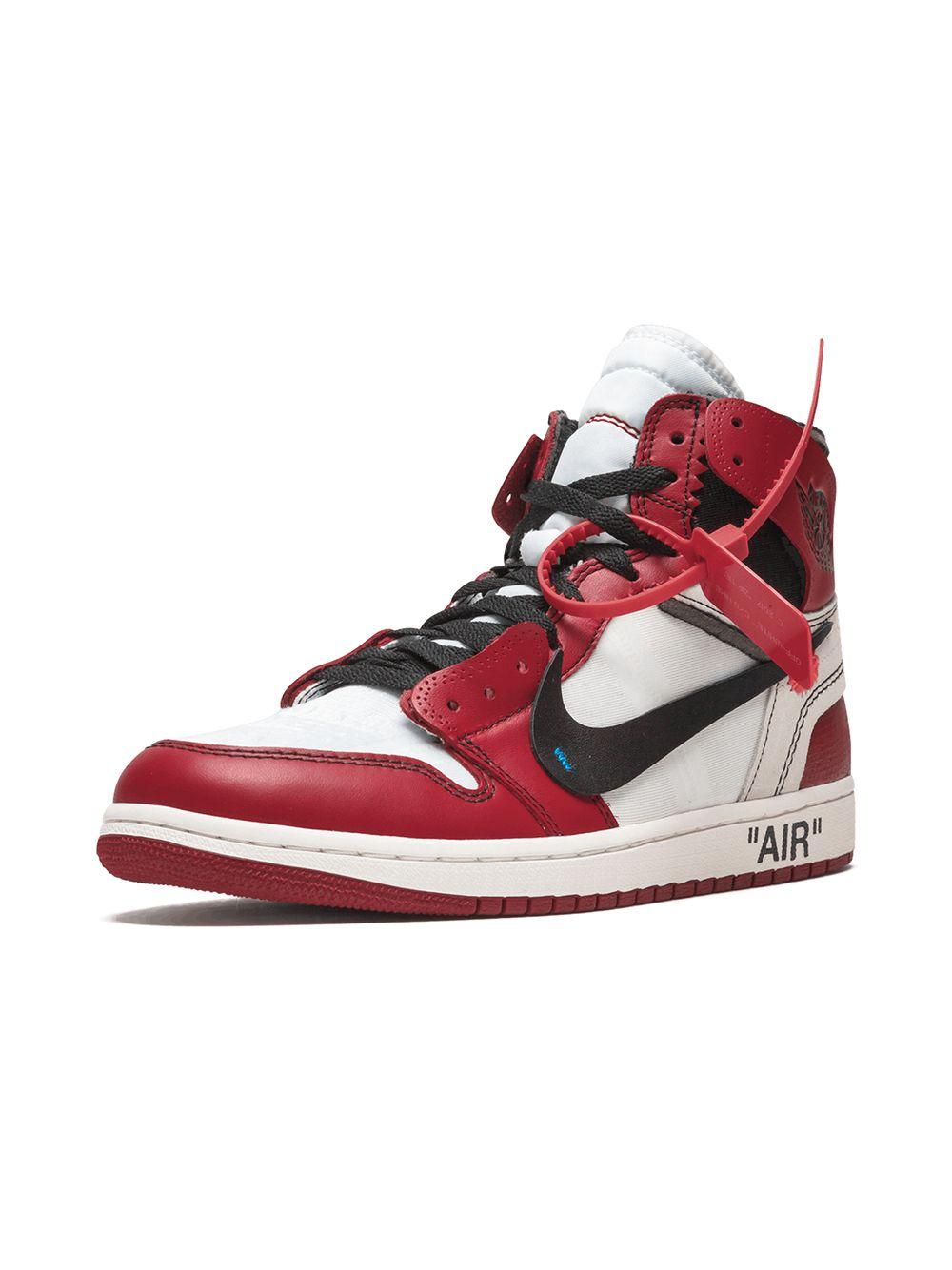 x Off-White The 10: Air Jordan 1 "Chicago" sneakers Product Image