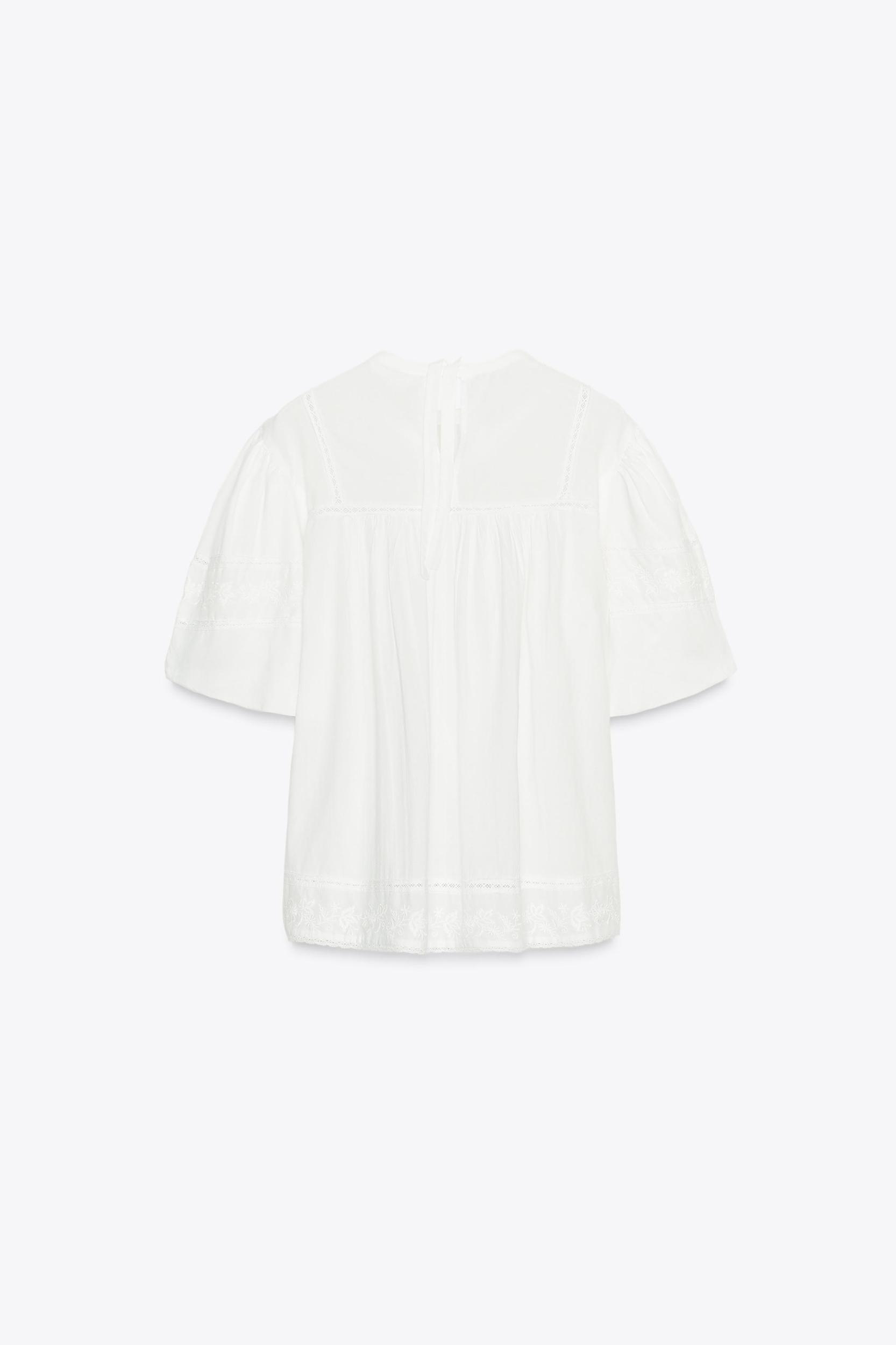 ZW COLLECTION EMBROIDERED ROMANTIC BLOUSE Product Image