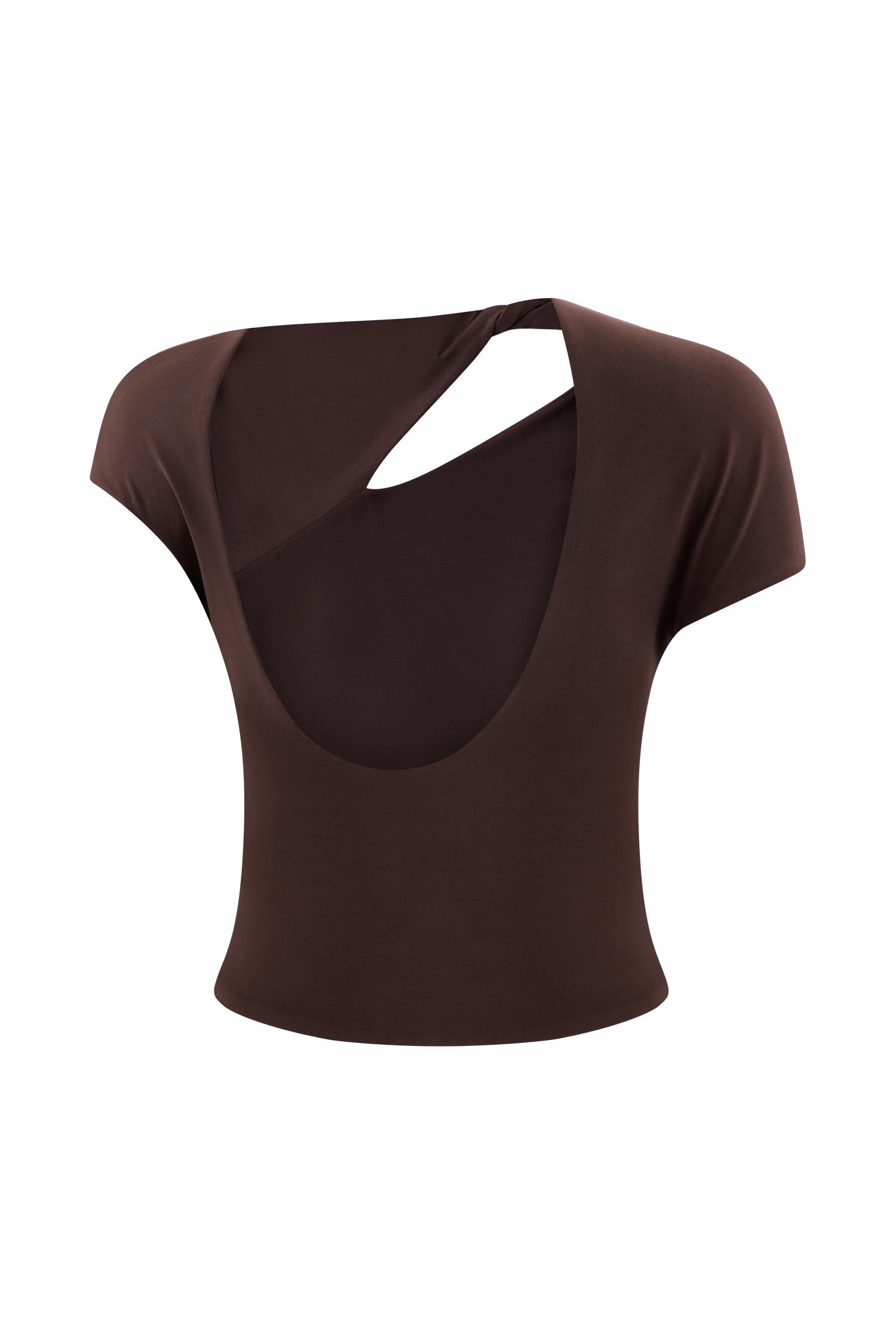 Haven Slinky Twist Top - Chocolate Product Image