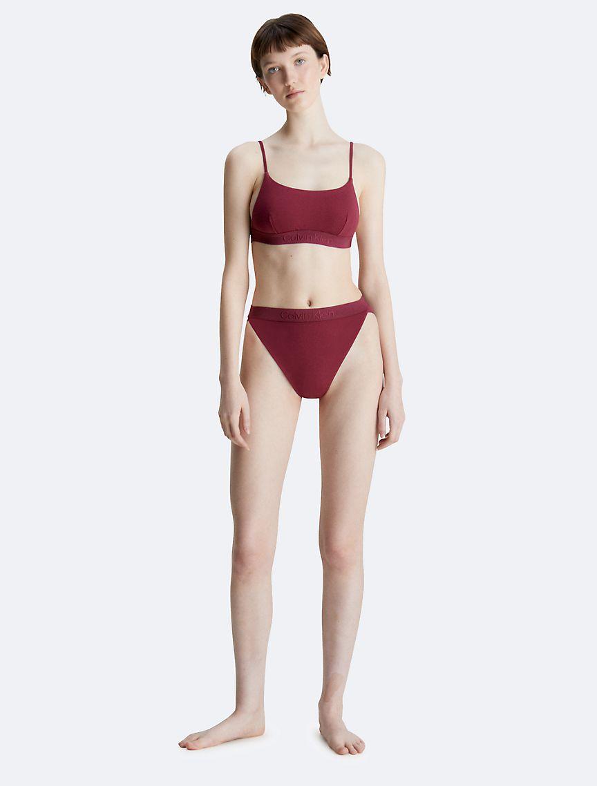 Core Tonal High Waist Bikini Bottom Product Image