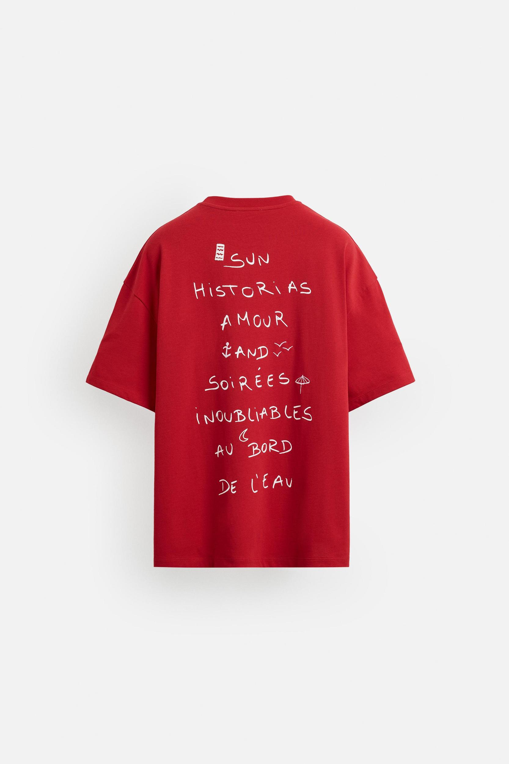 PRINTED TEXT T-SHIRT Product Image