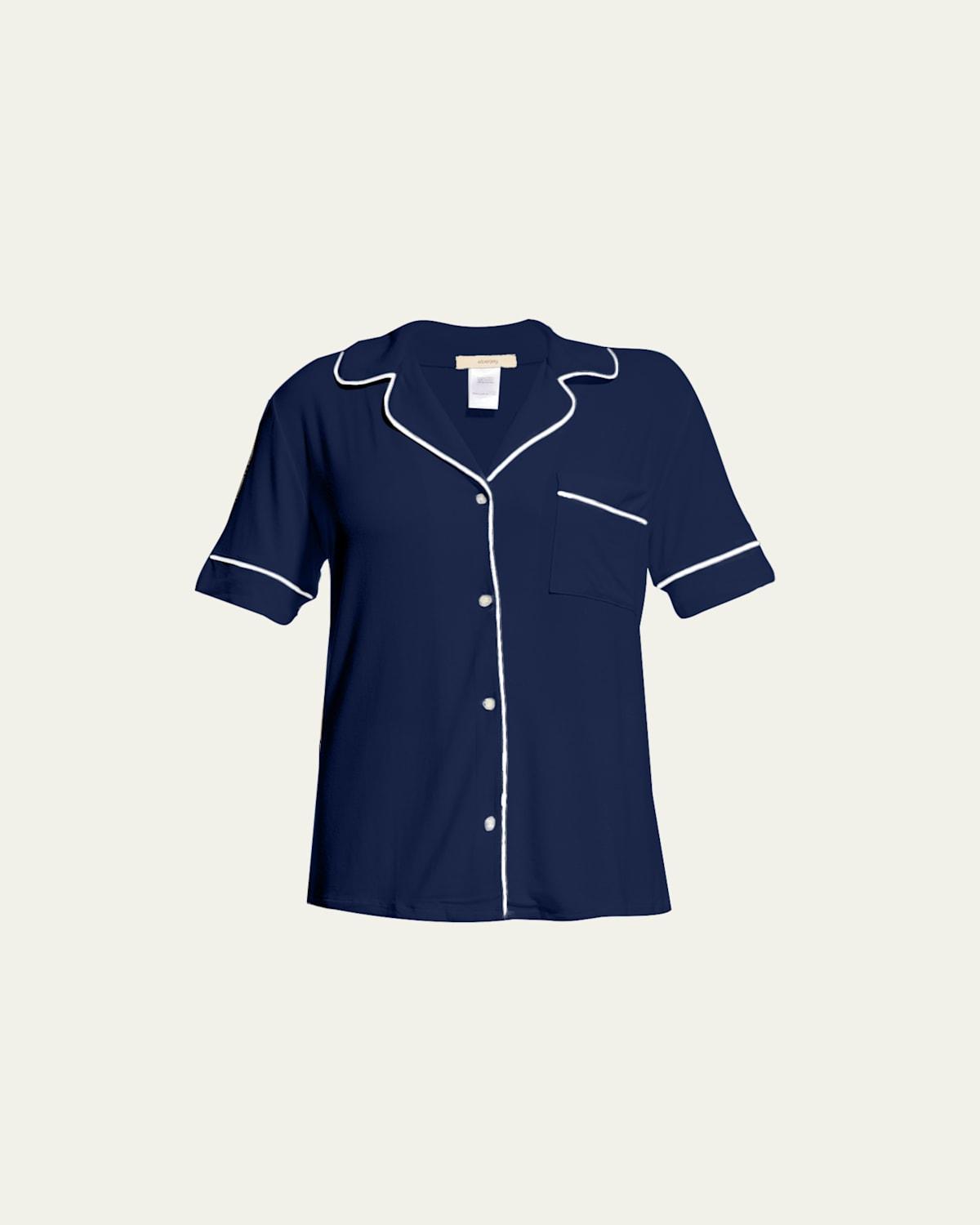 Eberjey Gisele Short Sleeve Long Pant Pajama Set Product Image