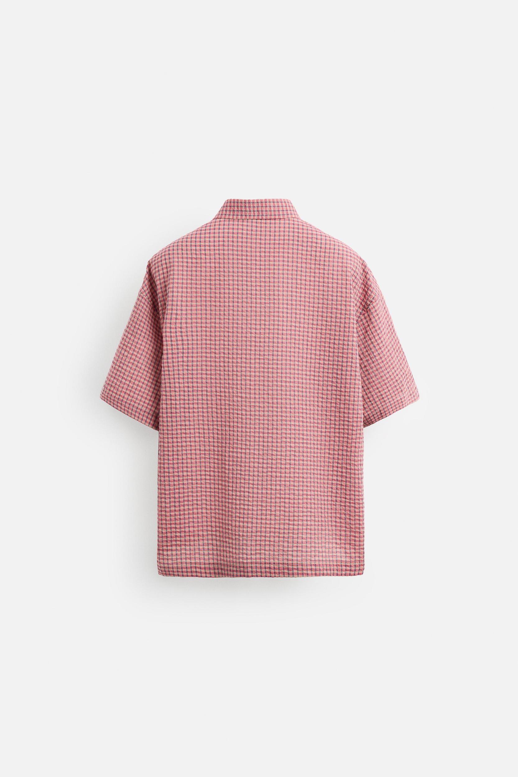 SEERSUCKER PLAID SHIRT Product Image