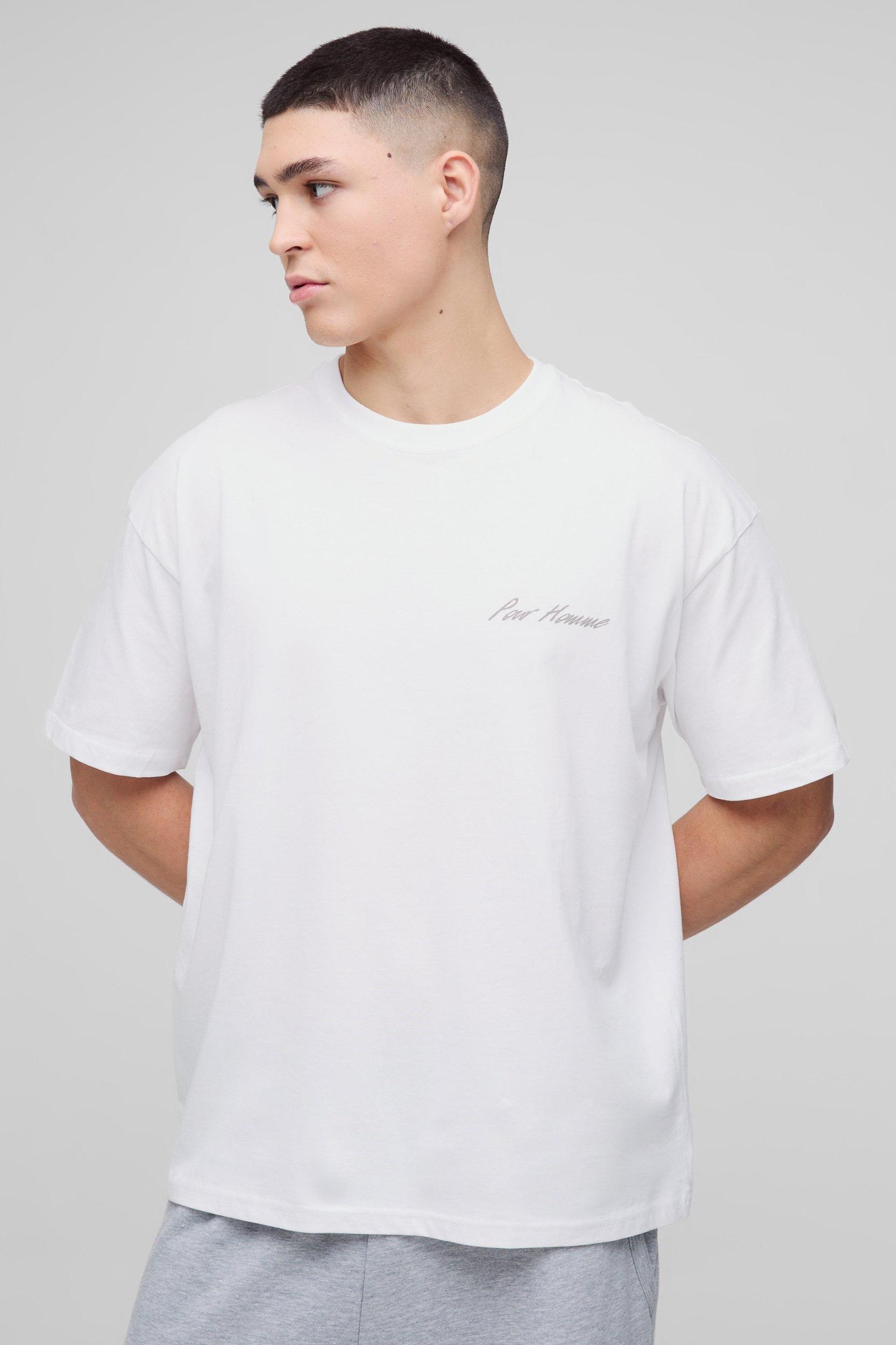 Oversized Abstract Box Graphic T-Shirt | boohooMAN USA Product Image