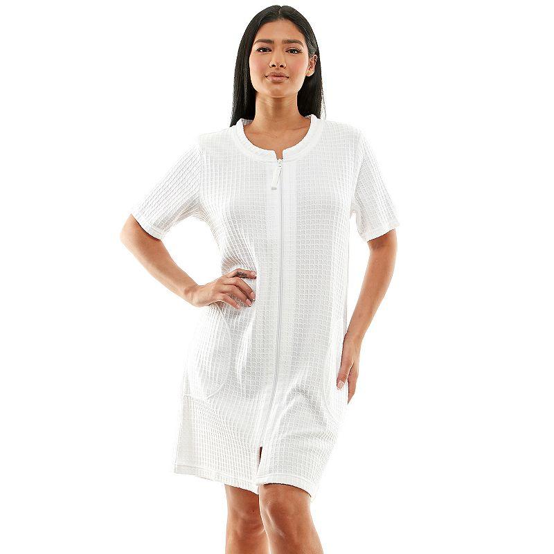 Womens Croft & Barrow Zip Front Robe Product Image