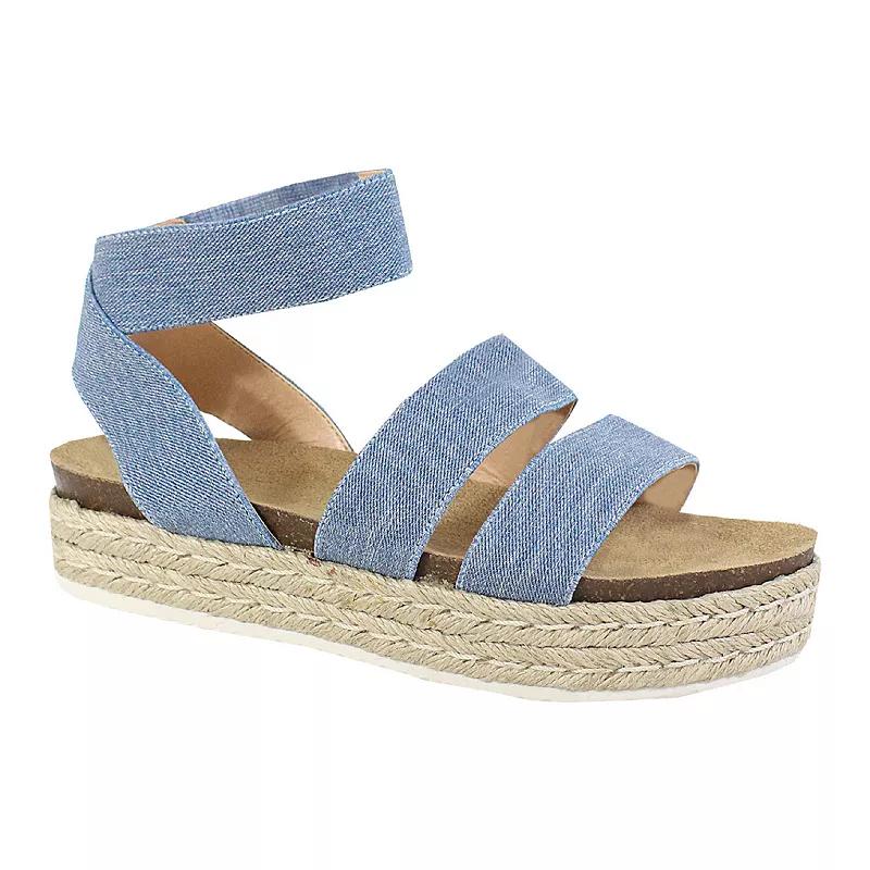Yoki Chiara 10 Women's Espadrille Platform Sandals,  Product Image