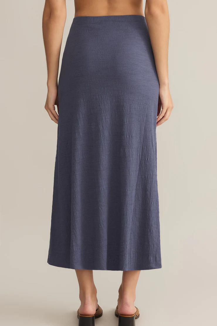 Delavine Textured Midi Skirt Product Image