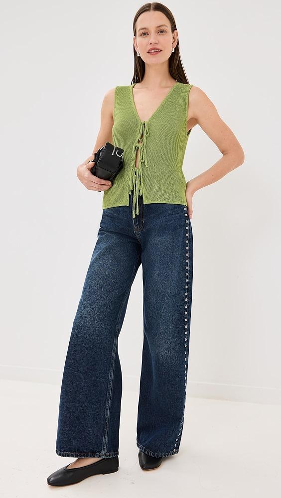 ALIGNE Isla Sparkle Tie Tank | Shopbop Product Image