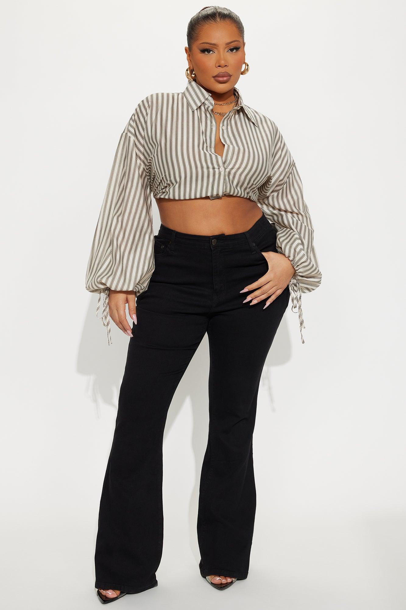 Everyday Low Rise Flare Denim Jeans - Black Female Product Image