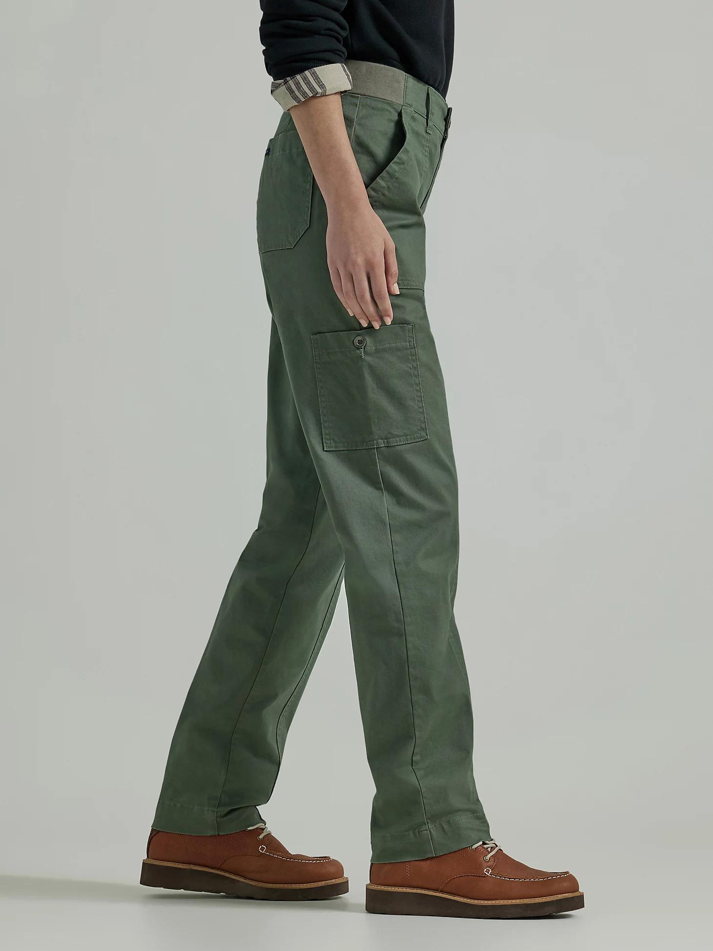 Women's Ultra Lux Comfort with Flex-to-Go Loose Utility Pant (Petite) | Women's Pants | Lee® Product Image