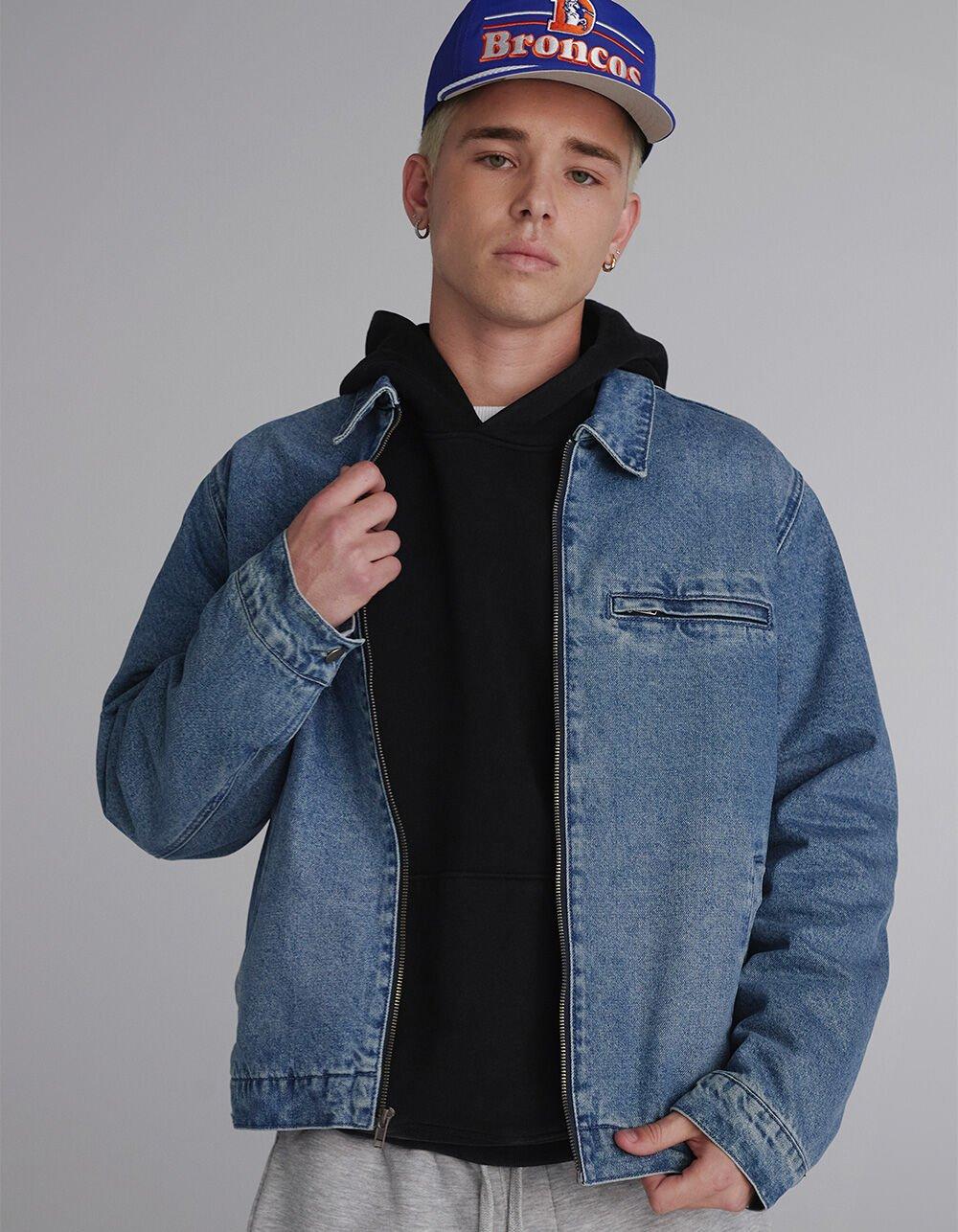 RSQ Mens Denim Workwear Jacket - INDIGO Product Image
