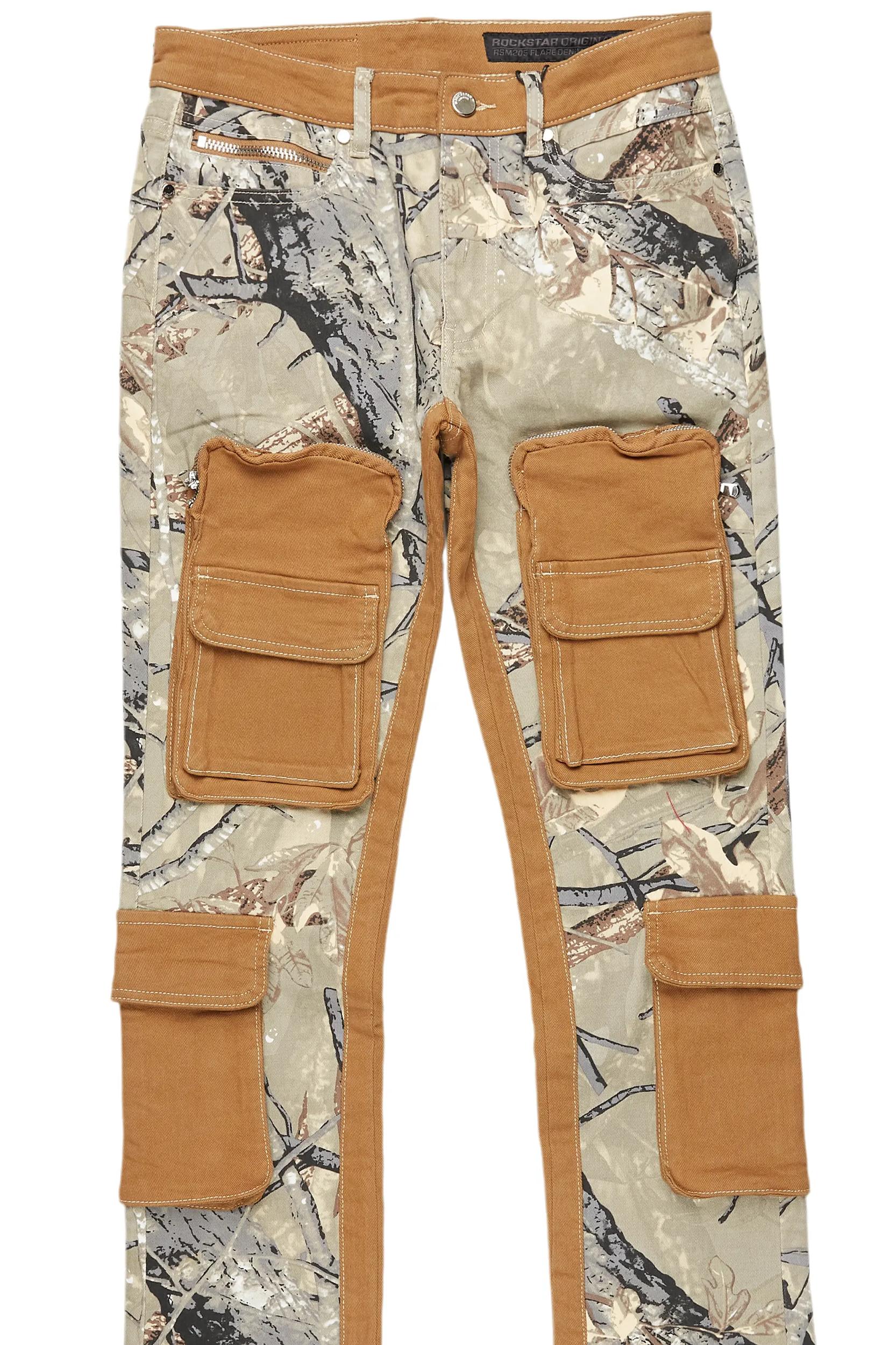 Boys Petter Beige Baggy Fit Jean Boys Product Image