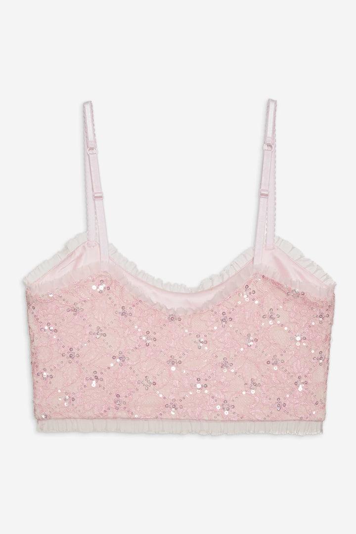 Isabeau Sleep Top — Pink Product Image