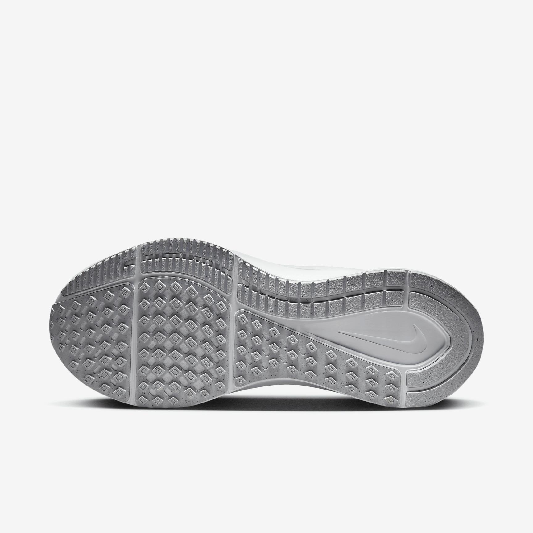 Nike Mens Nike Air Zoom Structure 25 - Mens Running Shoes White/White/Pure Platinum Product Image