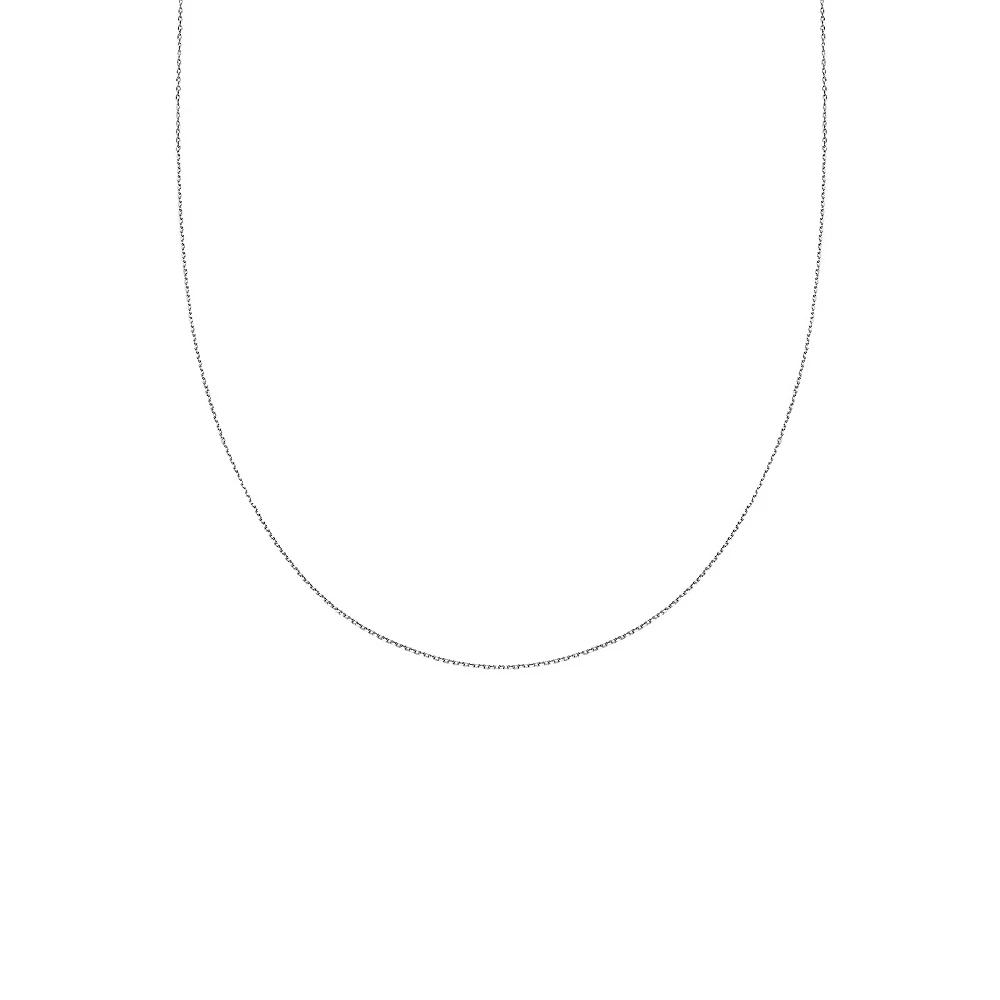 PRIMROSE Sterling Silver Textured Flat Oval Link Chain Necklace, Women's, Size: 18" Product Image