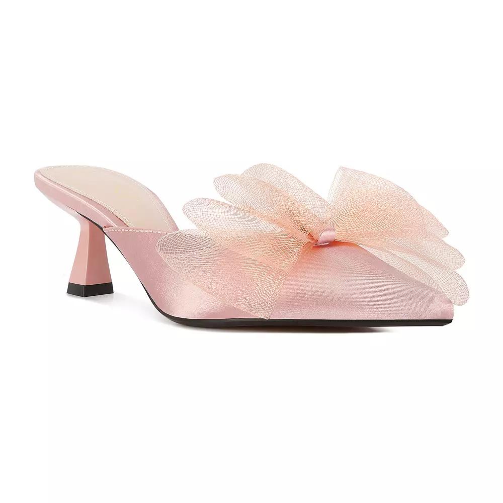 London Rag Asma Organza Women's Heeled Mules,  Product Image