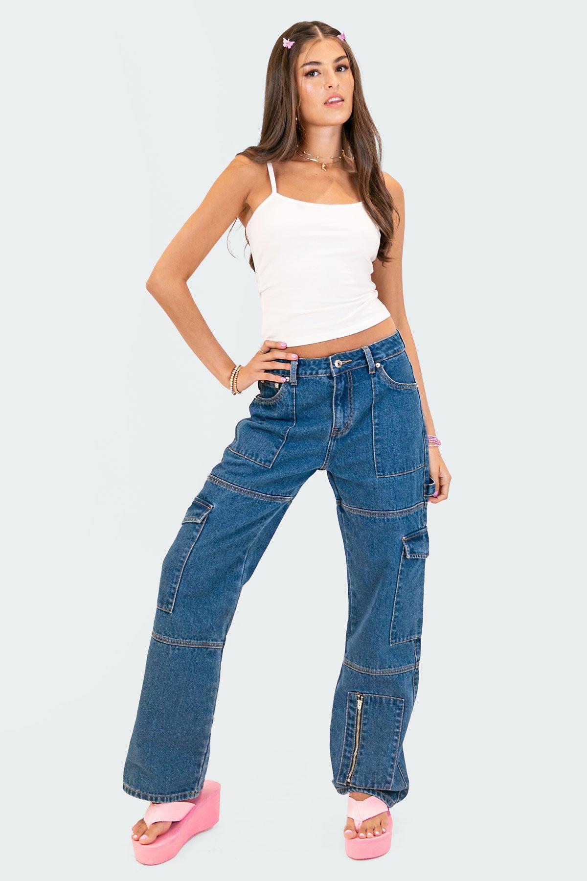 Jaimie Cargo Jeans Product Image