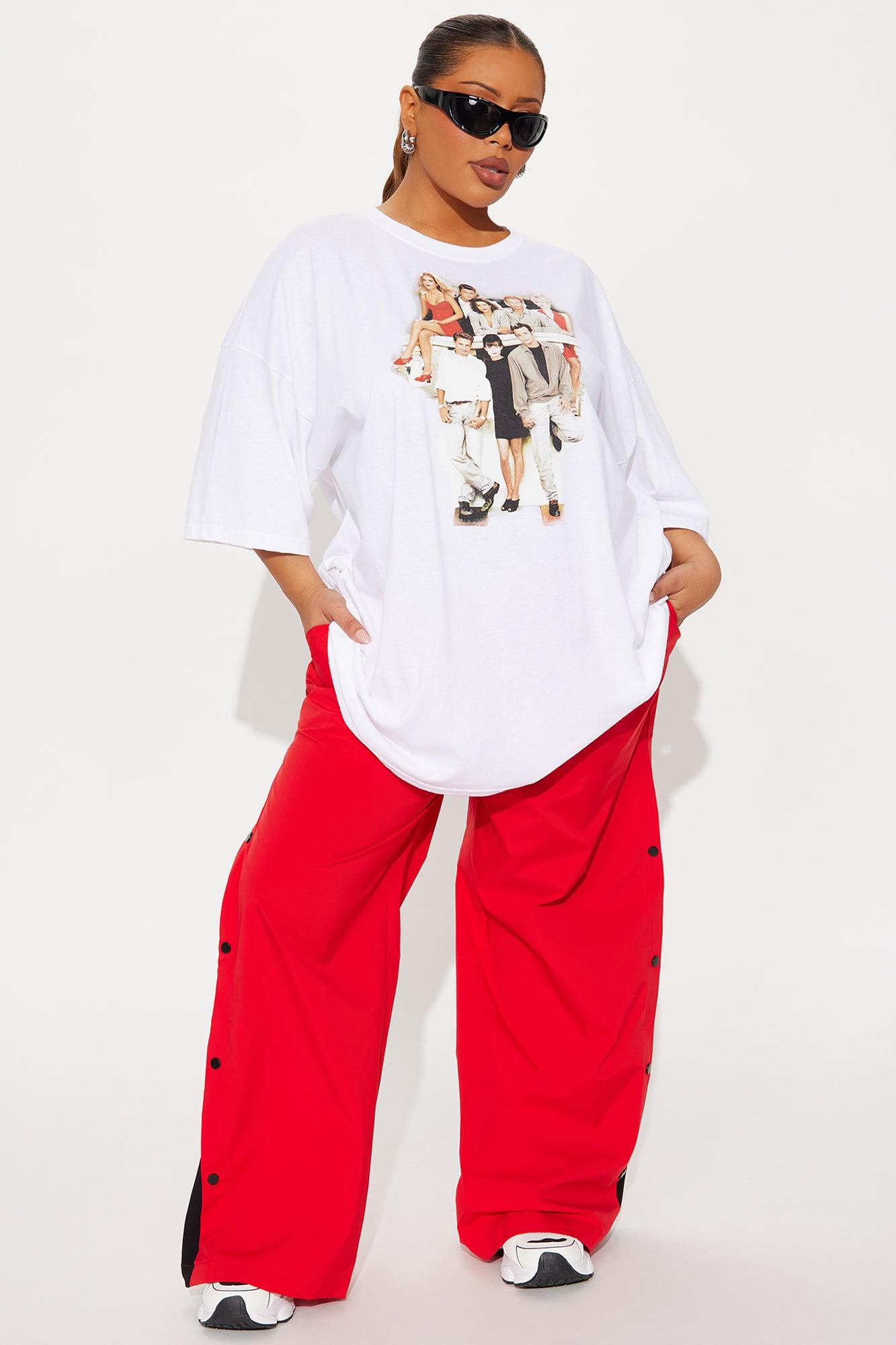 Beverly Hills 90210 Oversized Tee - White Female Product Image