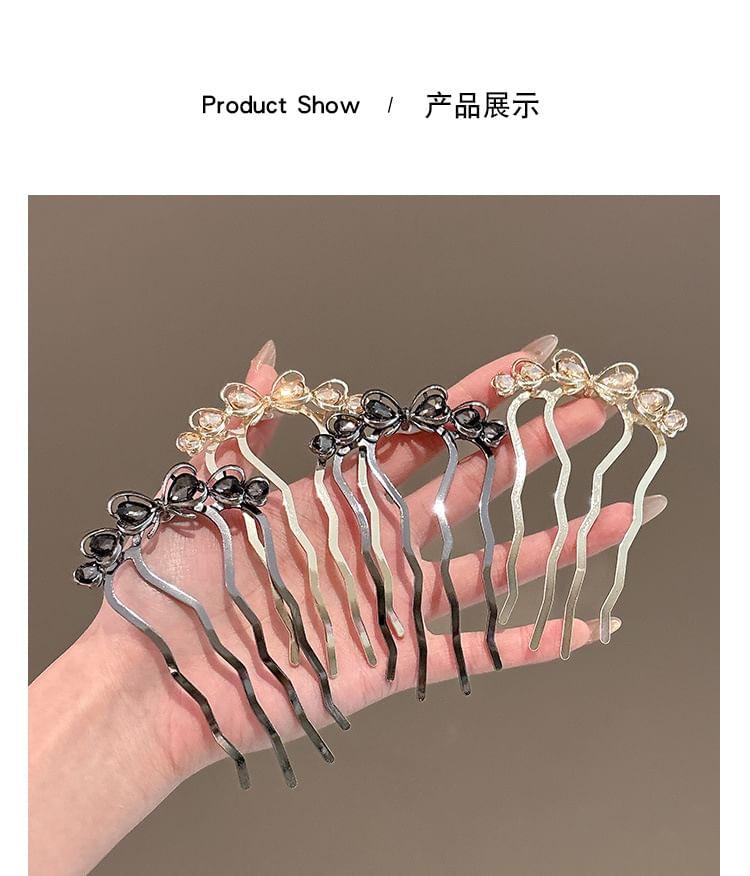 Bow Bow Hair Fork Product Image