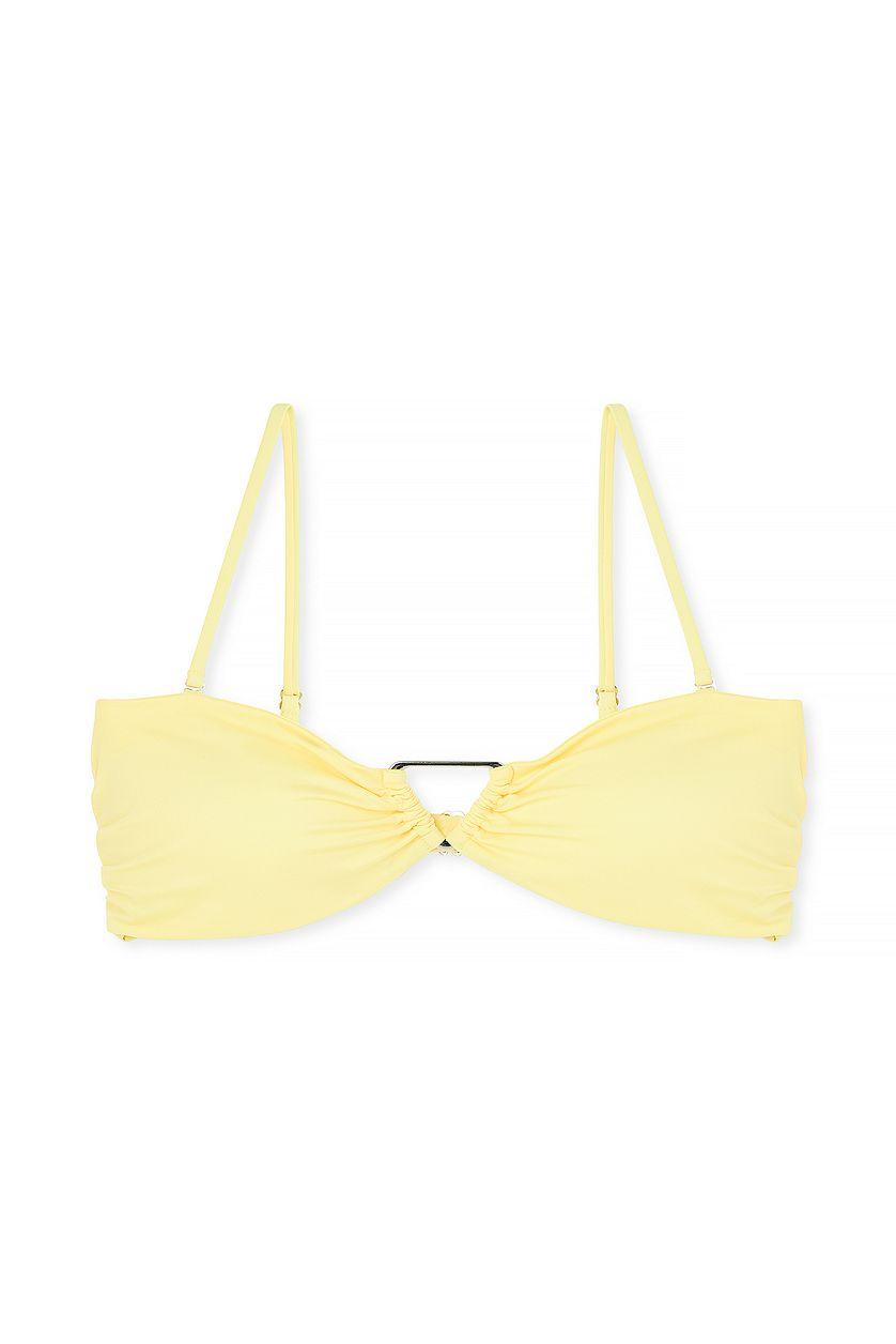Triangle Detail Bandeau Bikini Top Product Image