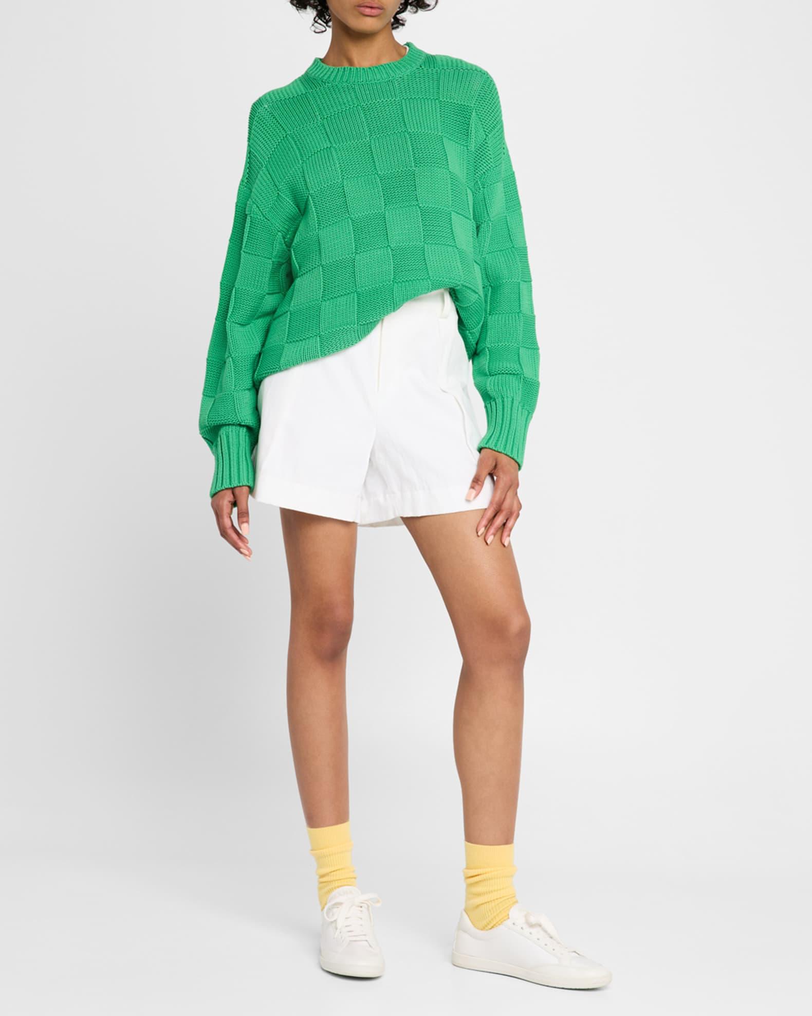 Checker Cozy Crewneck Sweater Product Image