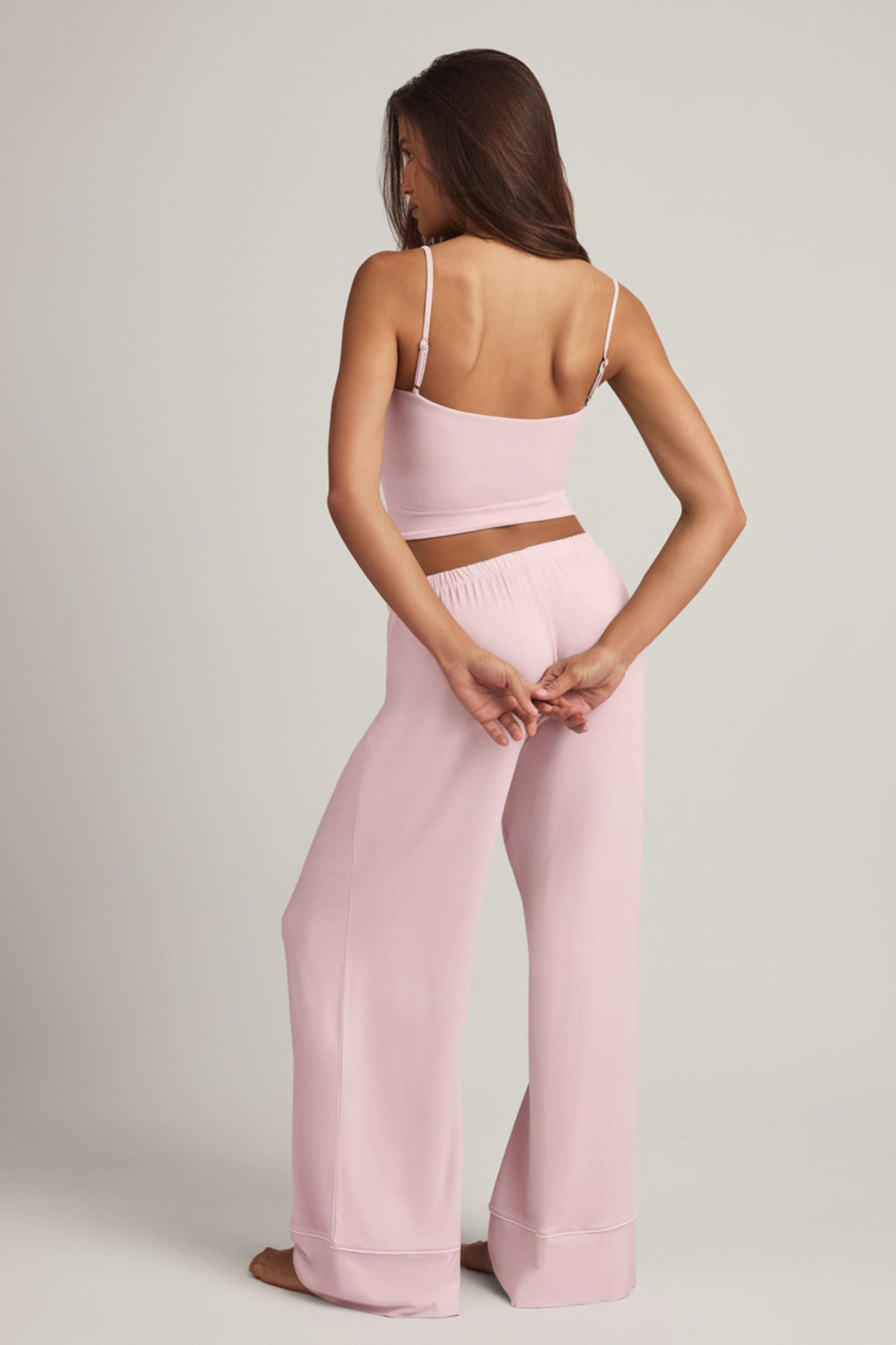 Modal Mid-Rise Pyjama Trousers in Mint Product Image