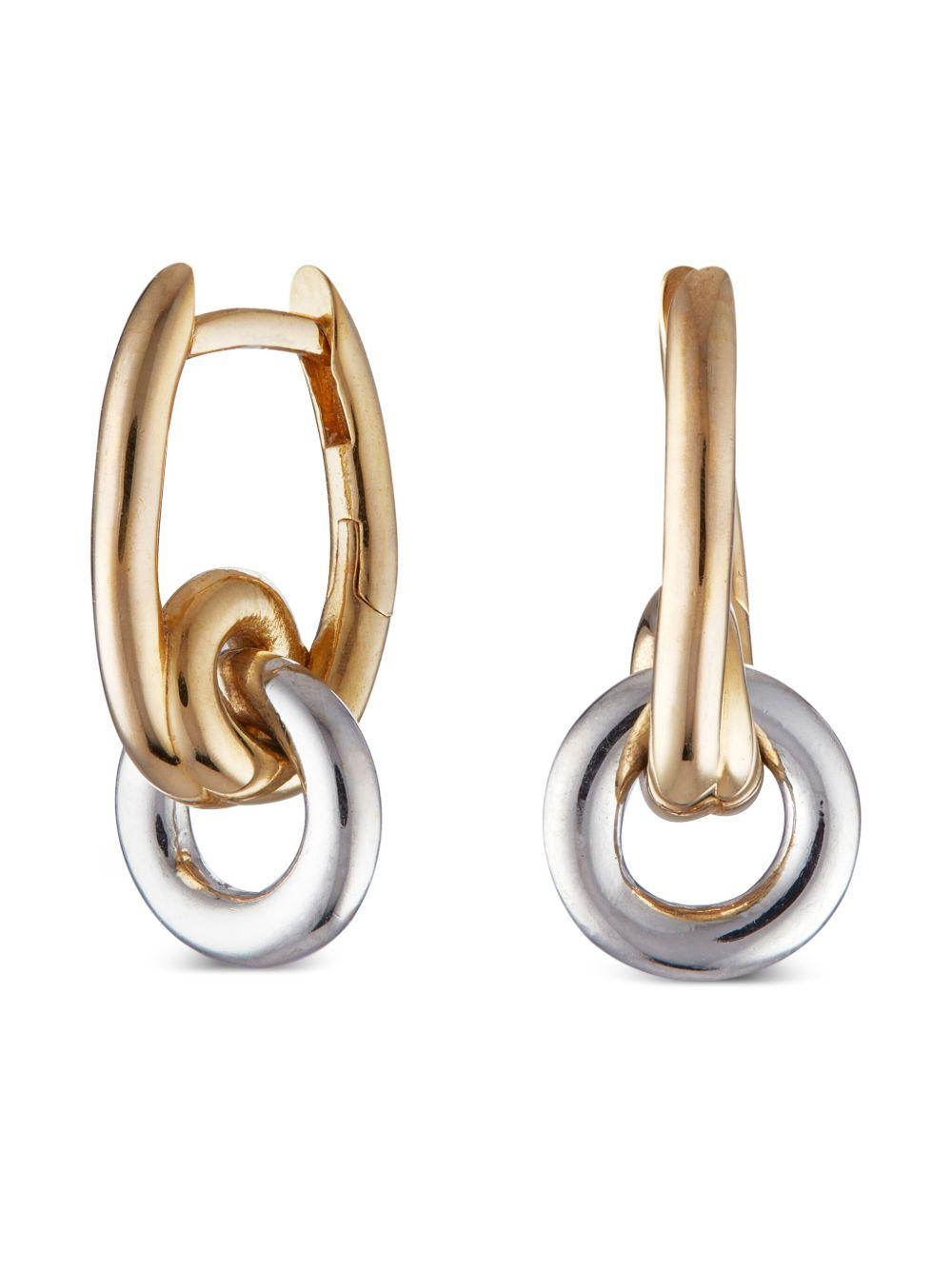 Loop Drop hoop earrings Product Image
