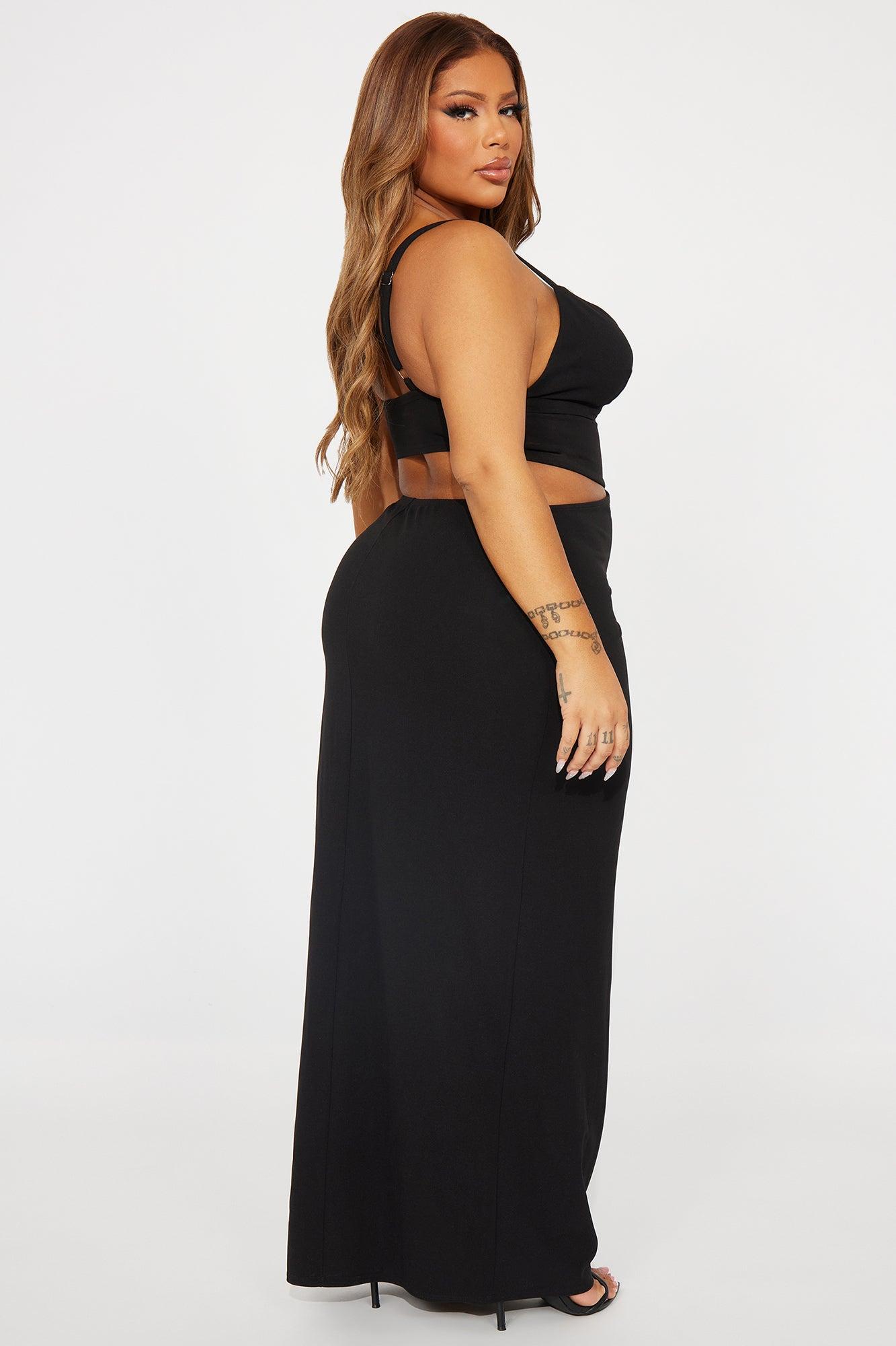Strapping Up Maxi Dress - Black Product Image