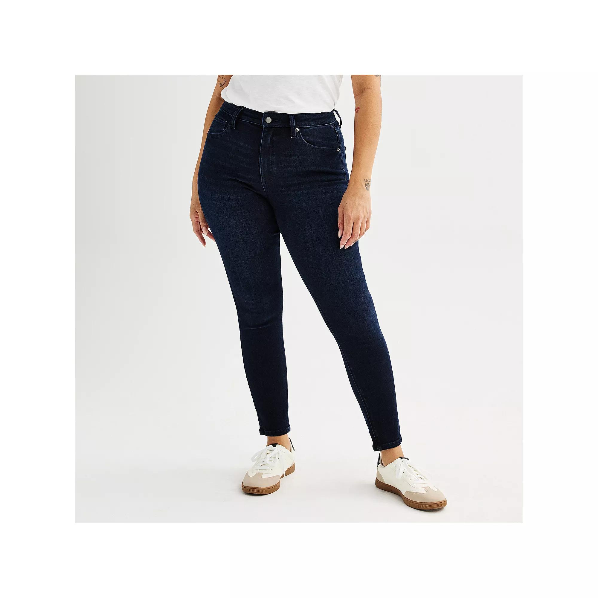 Women's Sonoma Goods For Life® High Rise Curvy Skinny Jeans,  Product Image