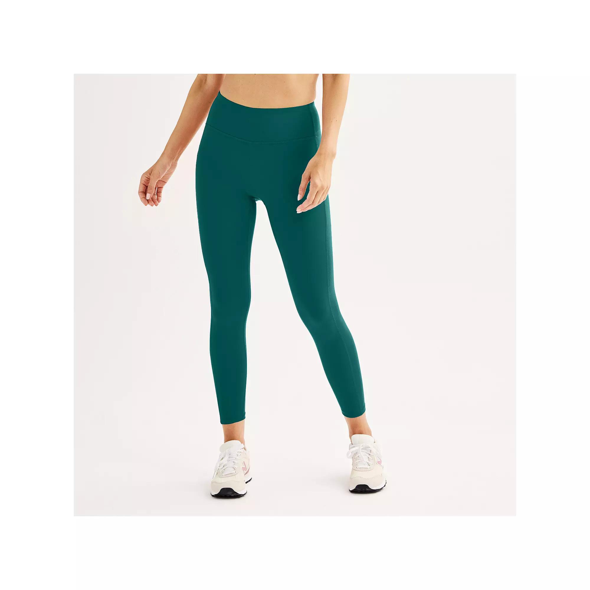 Women's Tek Gear® Ultrastretch High-Waisted Side Pocket 7/8 Leggings,  Product Image
