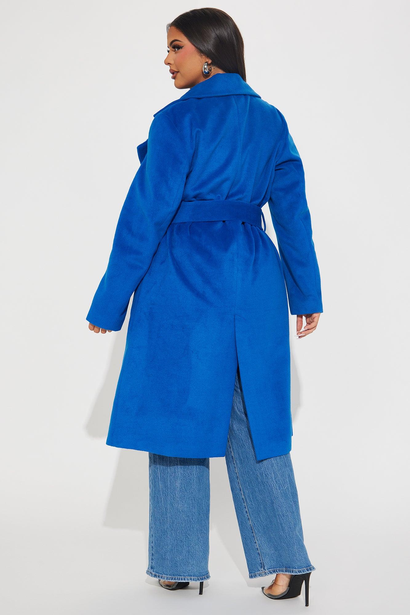 Camile Trench Coat - CobaltBlue Product Image