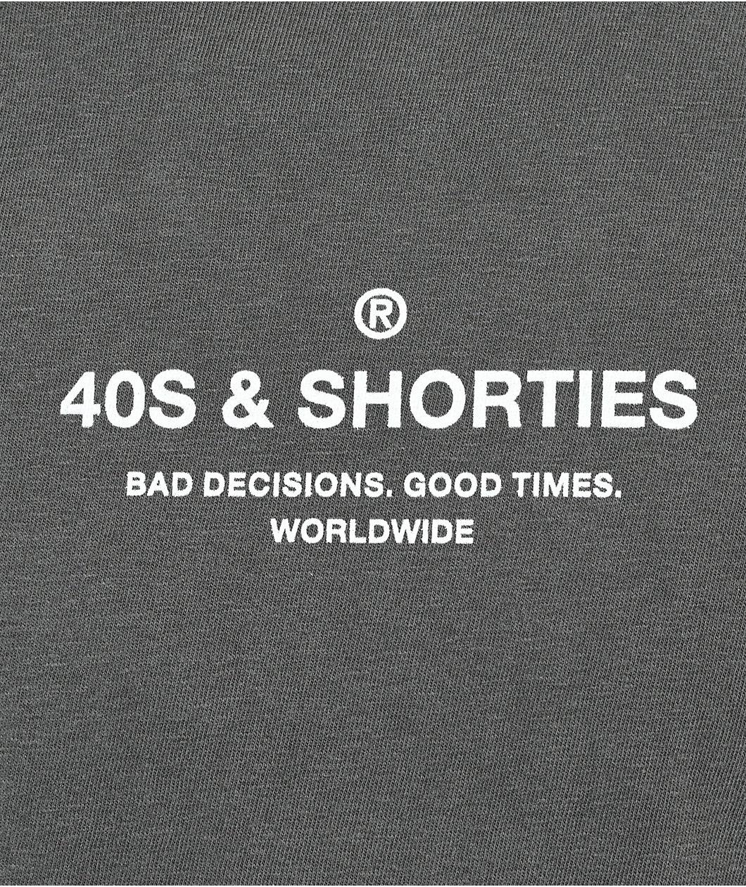 40s & Shorties General Black Wash T-Shirt Product Image