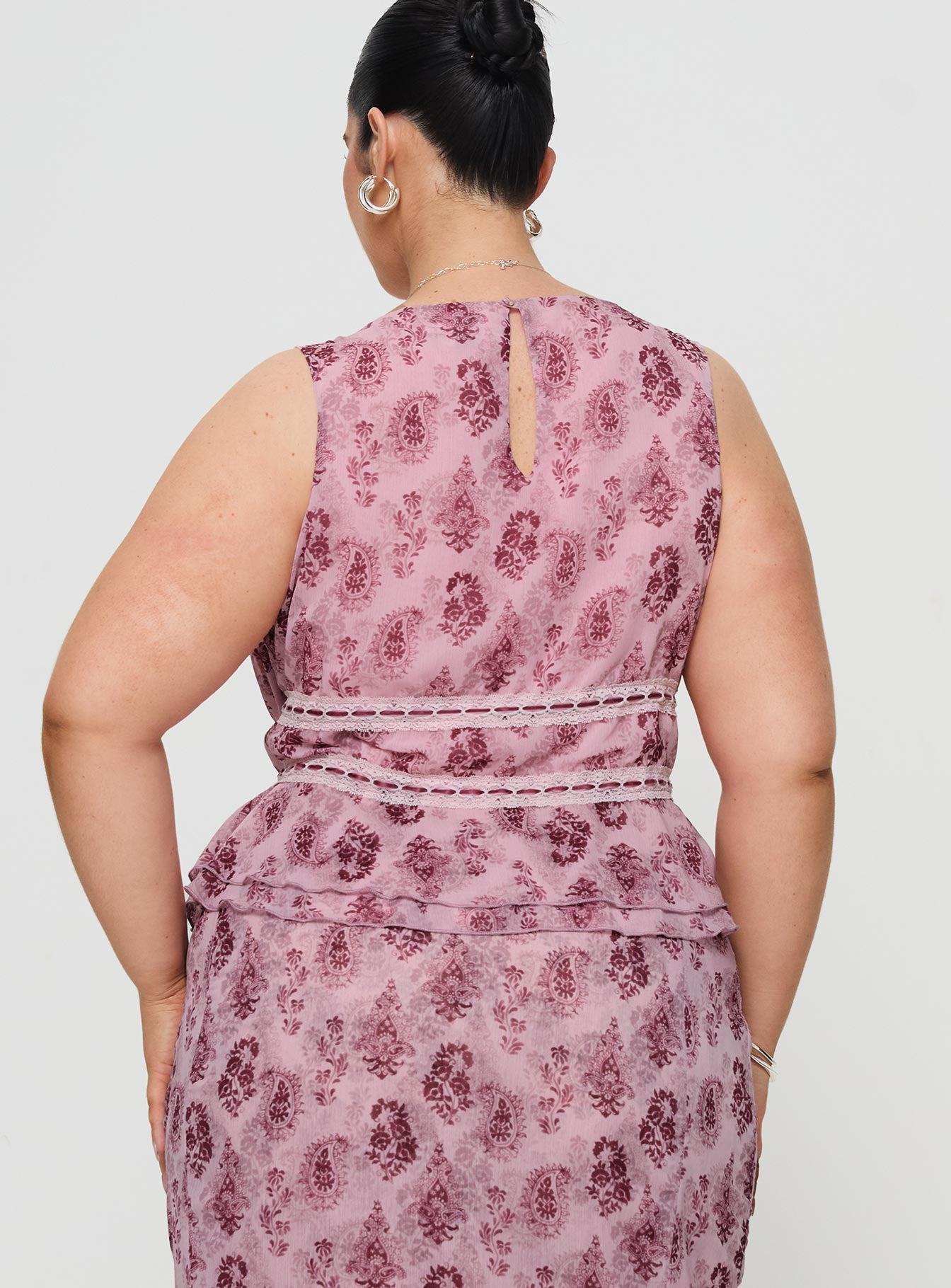 Nikolise Top Purple Curve Product Image