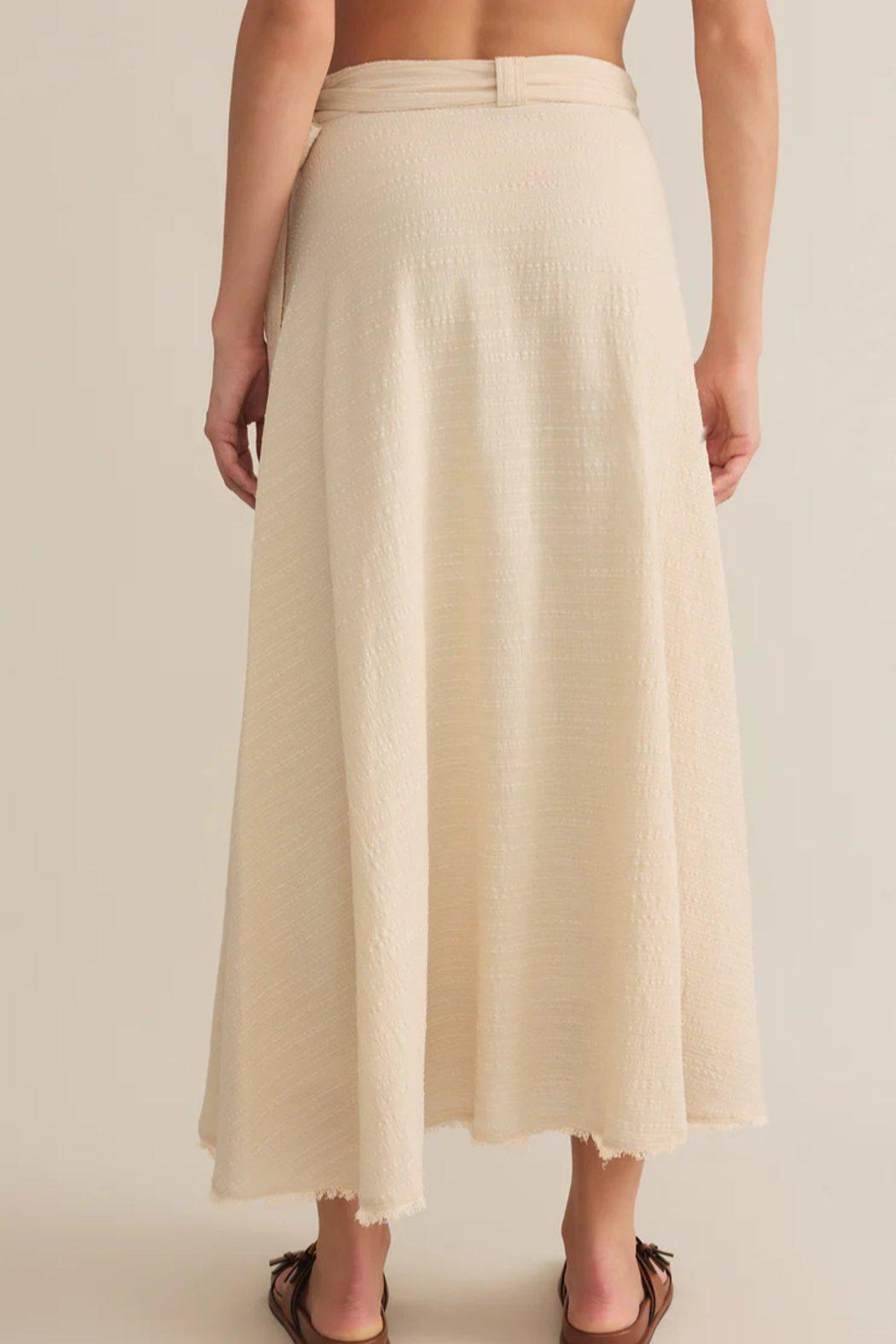 Salerno Wrap Midi Skirt Product Image