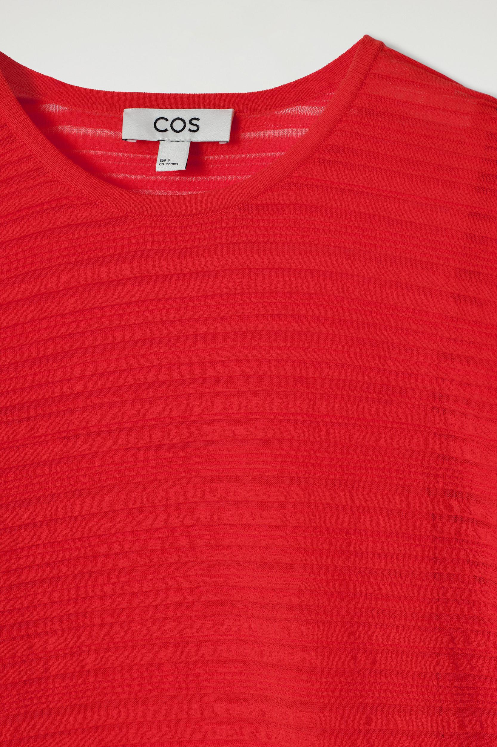 PLEATED KNITTED MINI DRESS Product Image