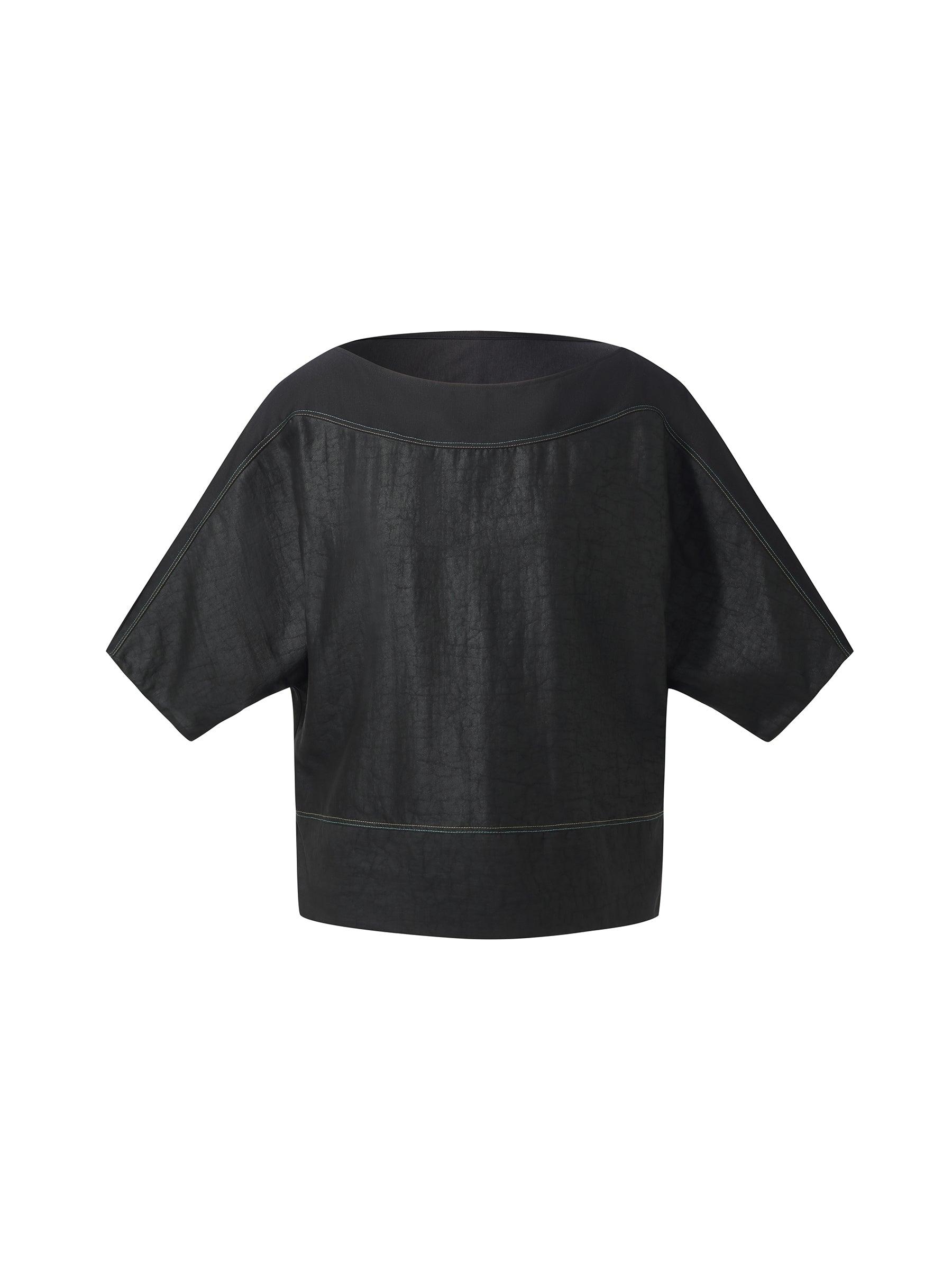 18MM Xiang Yun Silk Patchwork Women Top Product Image