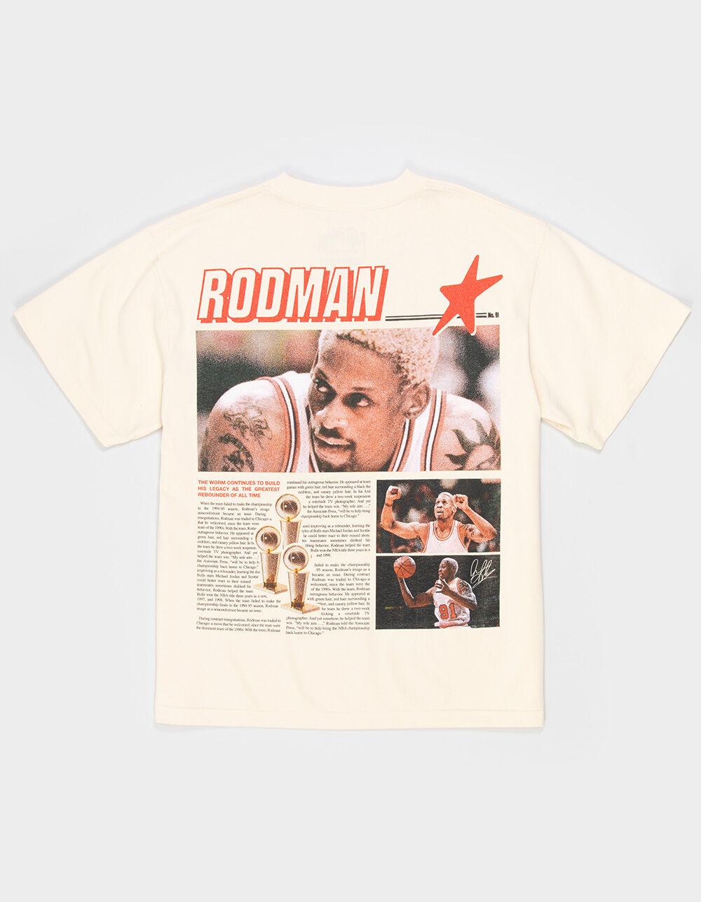 RODMAN Tabloid Mens Boxy Tee - CREAM Product Image