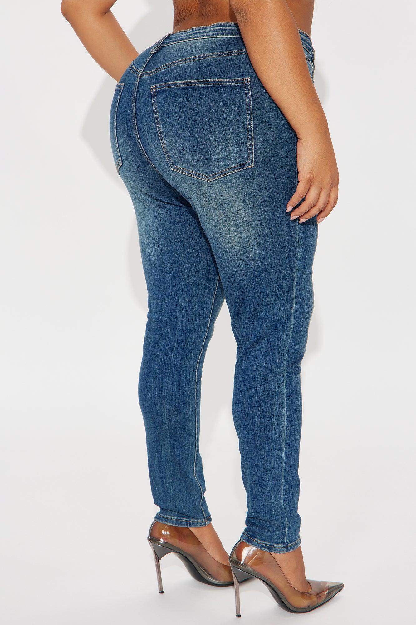 Iconic Mid Rise Skinny Jeans - Vintage Wash Female Product Image