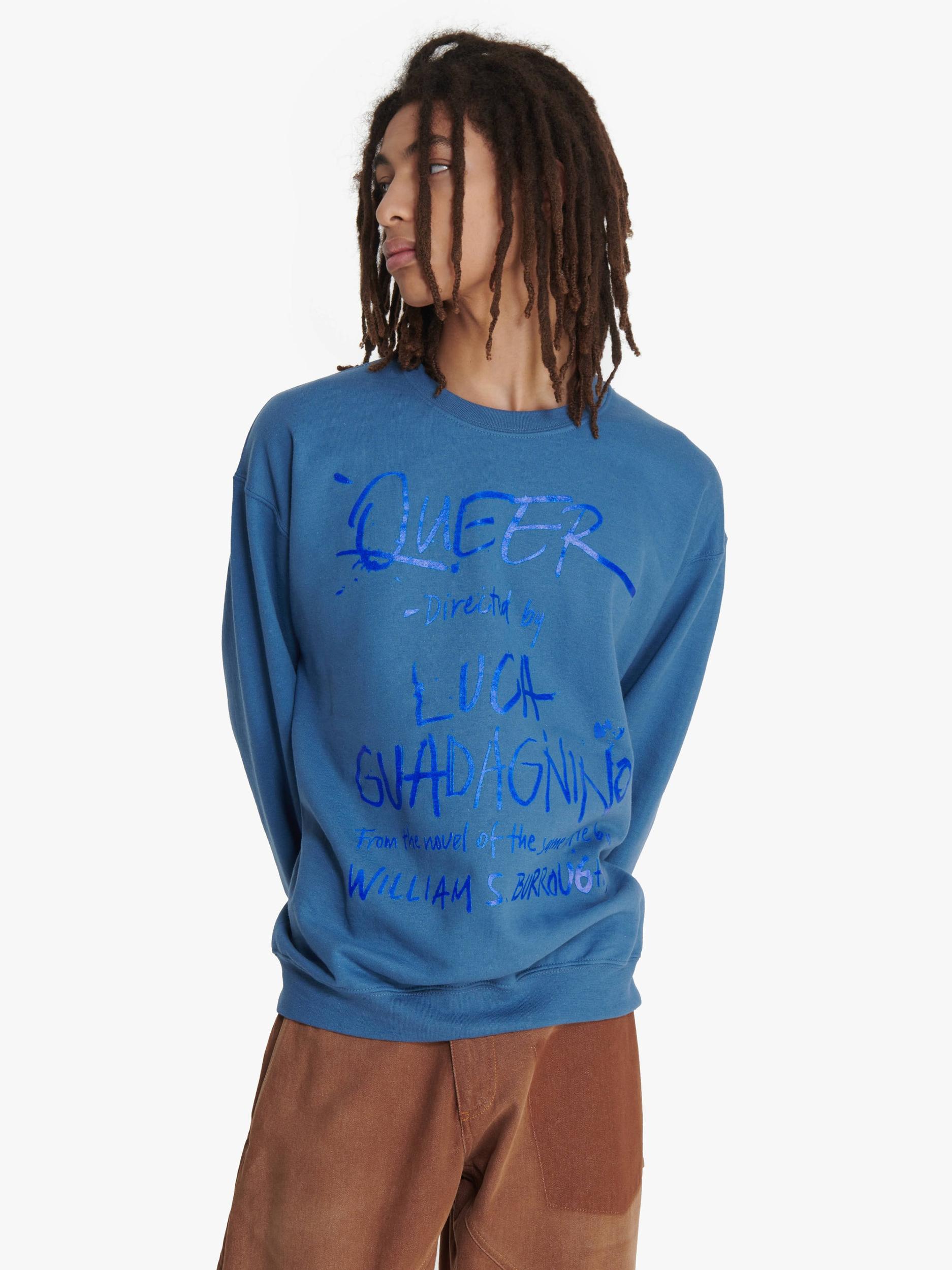 JW ANDERSON X QUEER SWEATSHIRT WITH TEXT PRINT Product Image