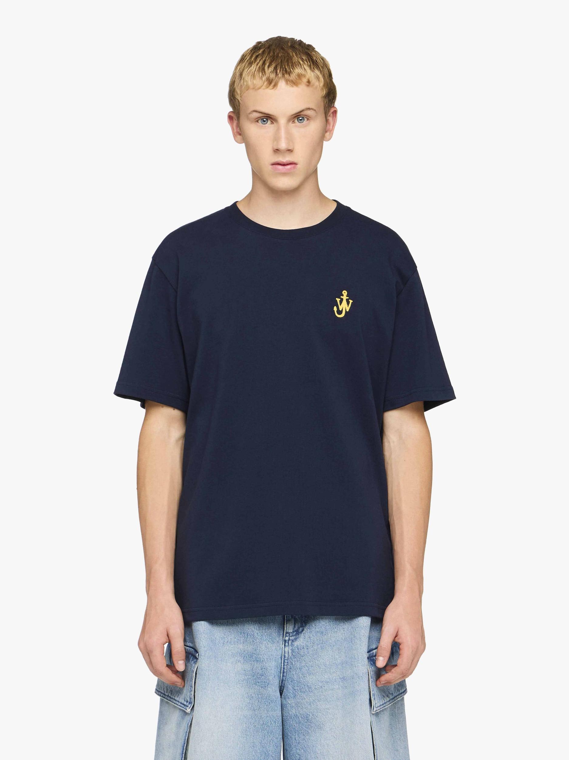 T-SHIRT WITH ANCHOR EMBROIDERY Product Image
