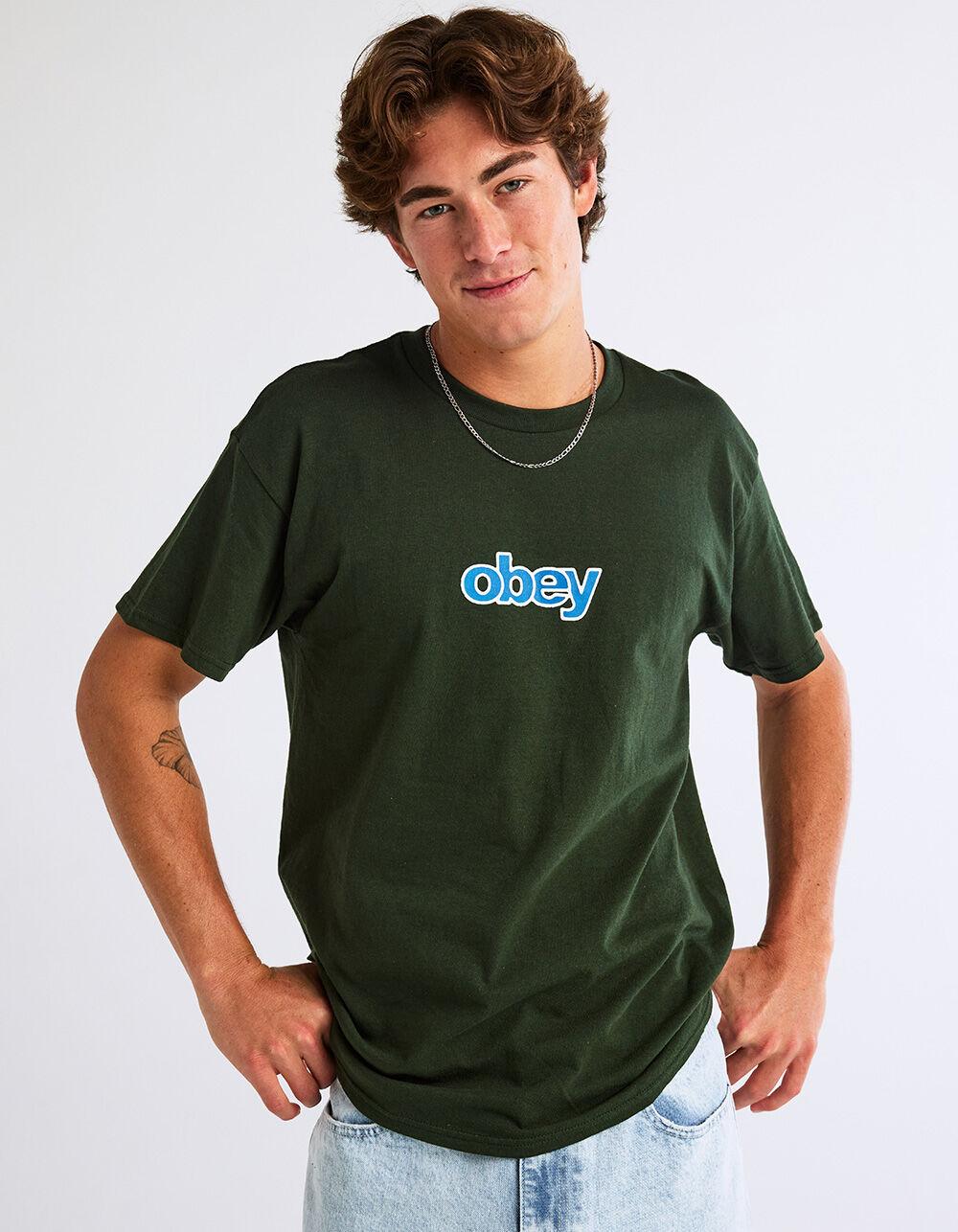 OBEY Chalk Mens Tee - FOREST Product Image