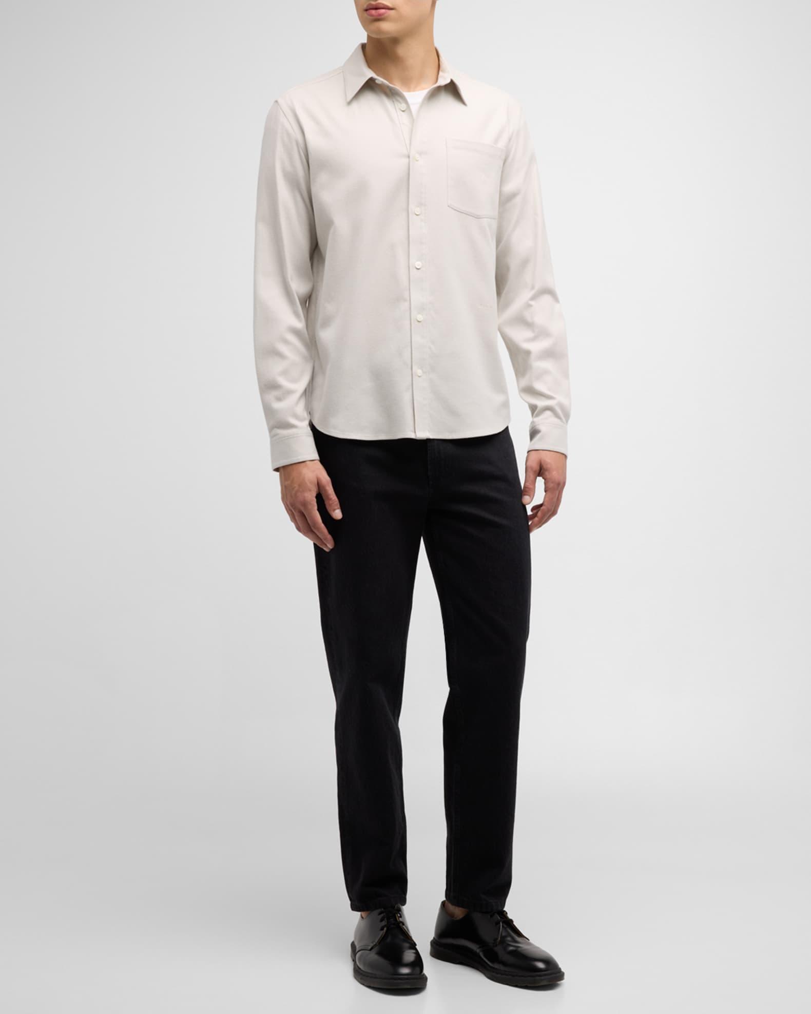 Men's Brushed Cotton Shirt Product Image